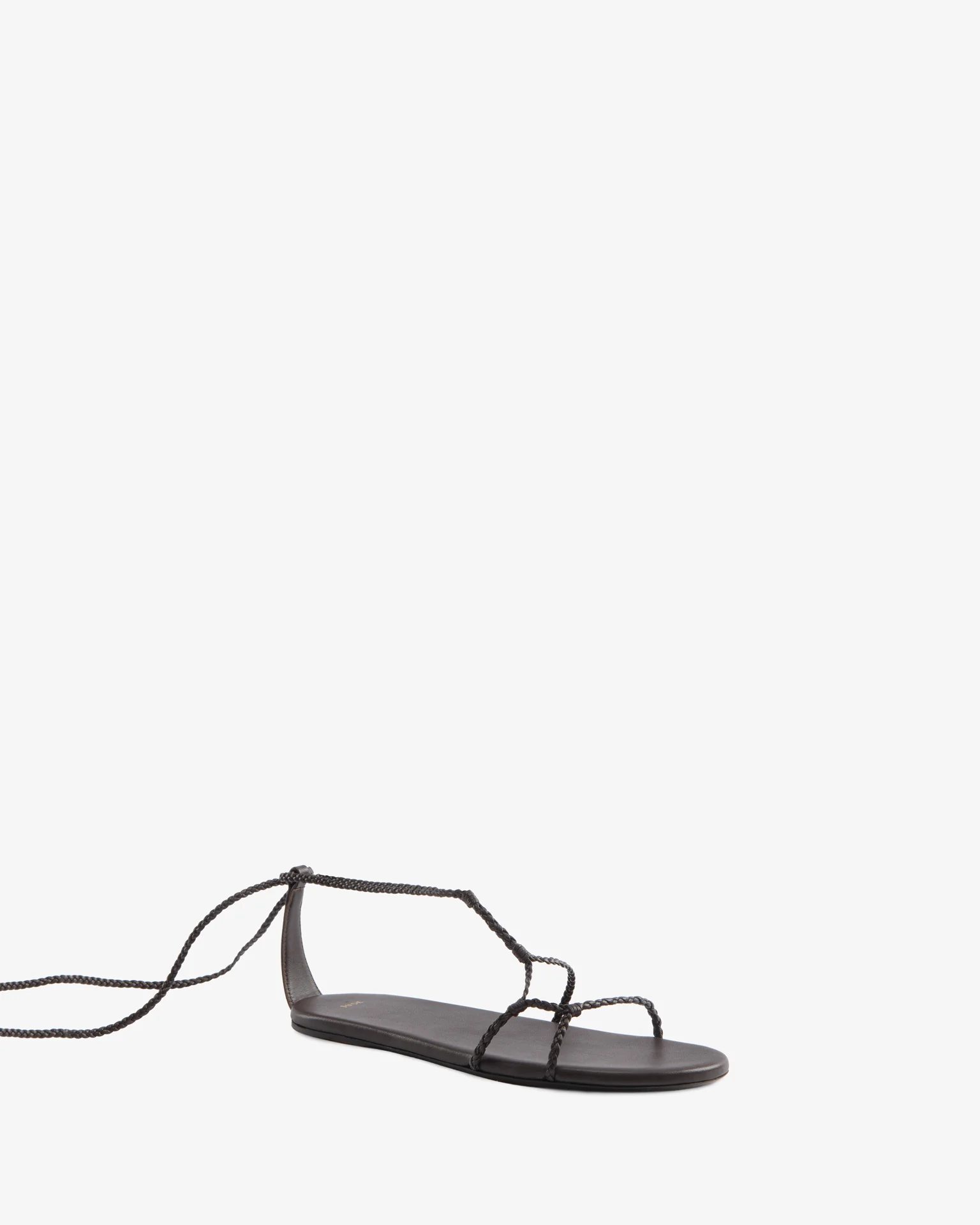 Atlas Flat Brown Woven Leather - Image 2