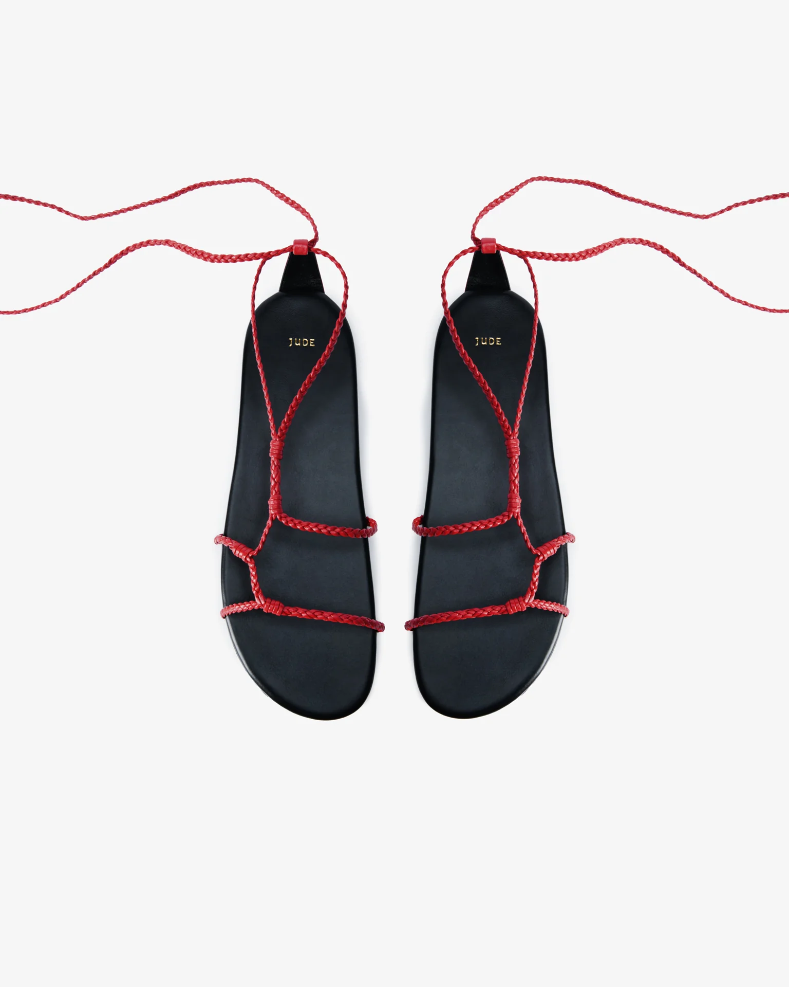 Atlas Flat Red Woven Leather - Image 4