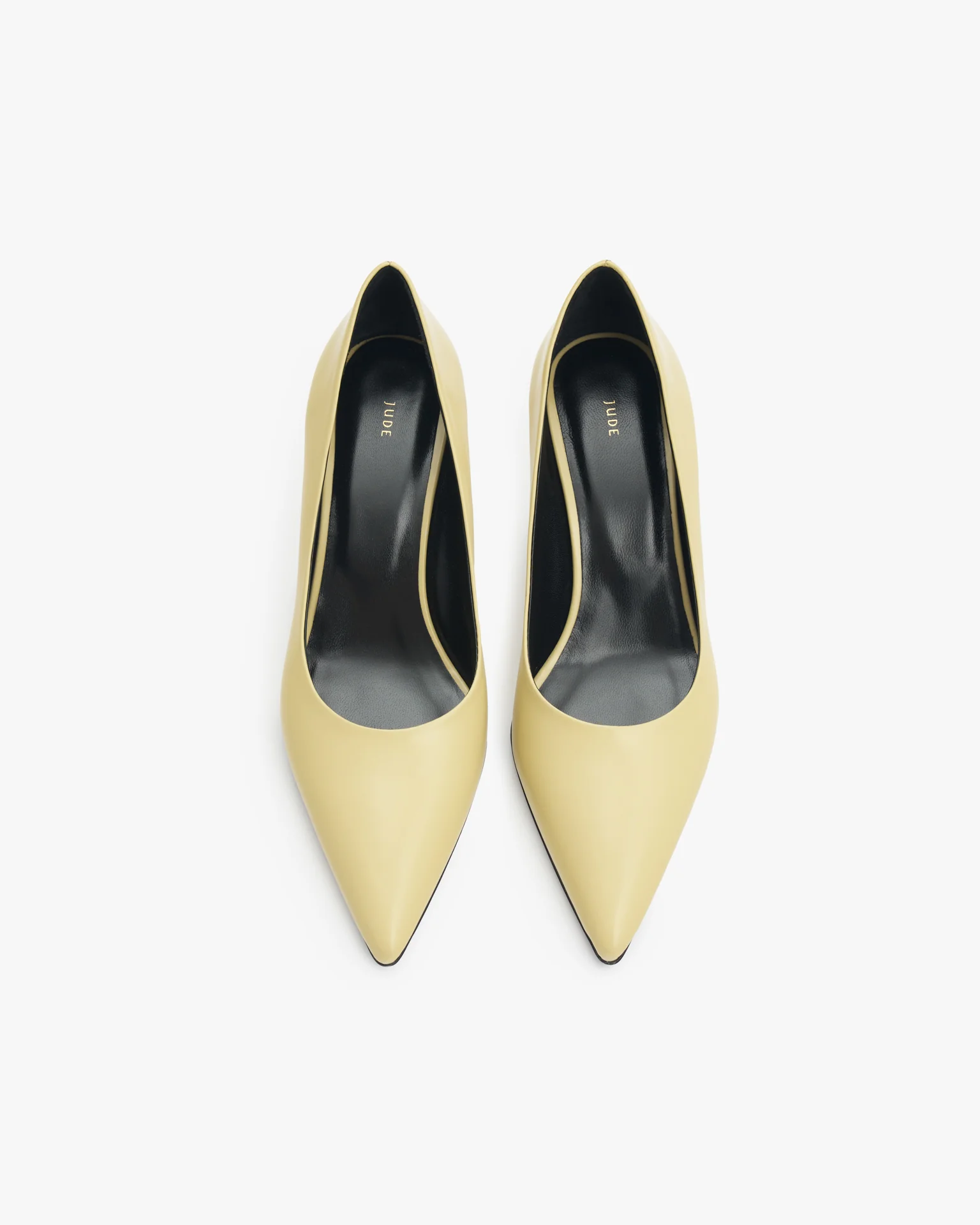 Blade Pump in Beige Brushed Leather - Image 3