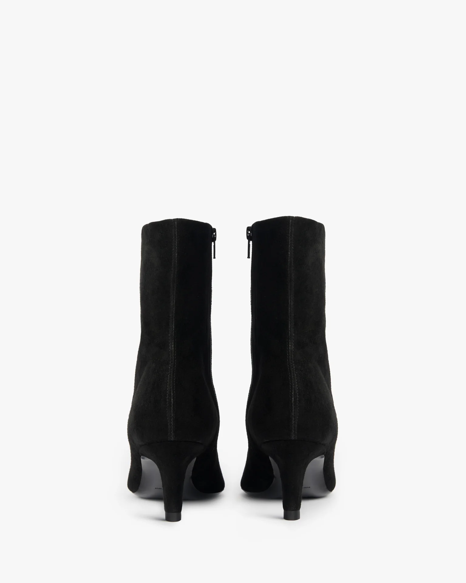 Cave Ankle Boot in Black Stretch Suede Leather - Image 4