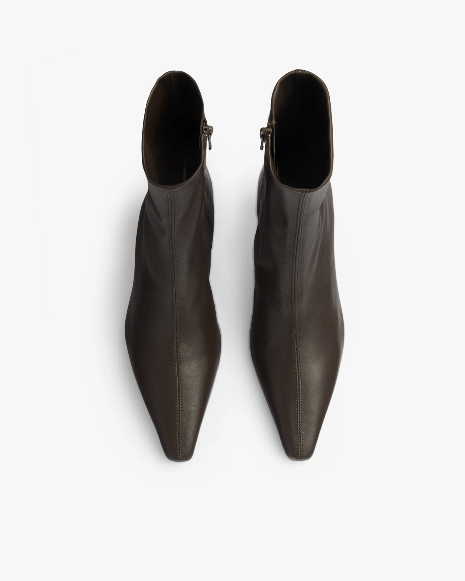 Cave Ankle Boot in Brown Stretch Leather - Image 3