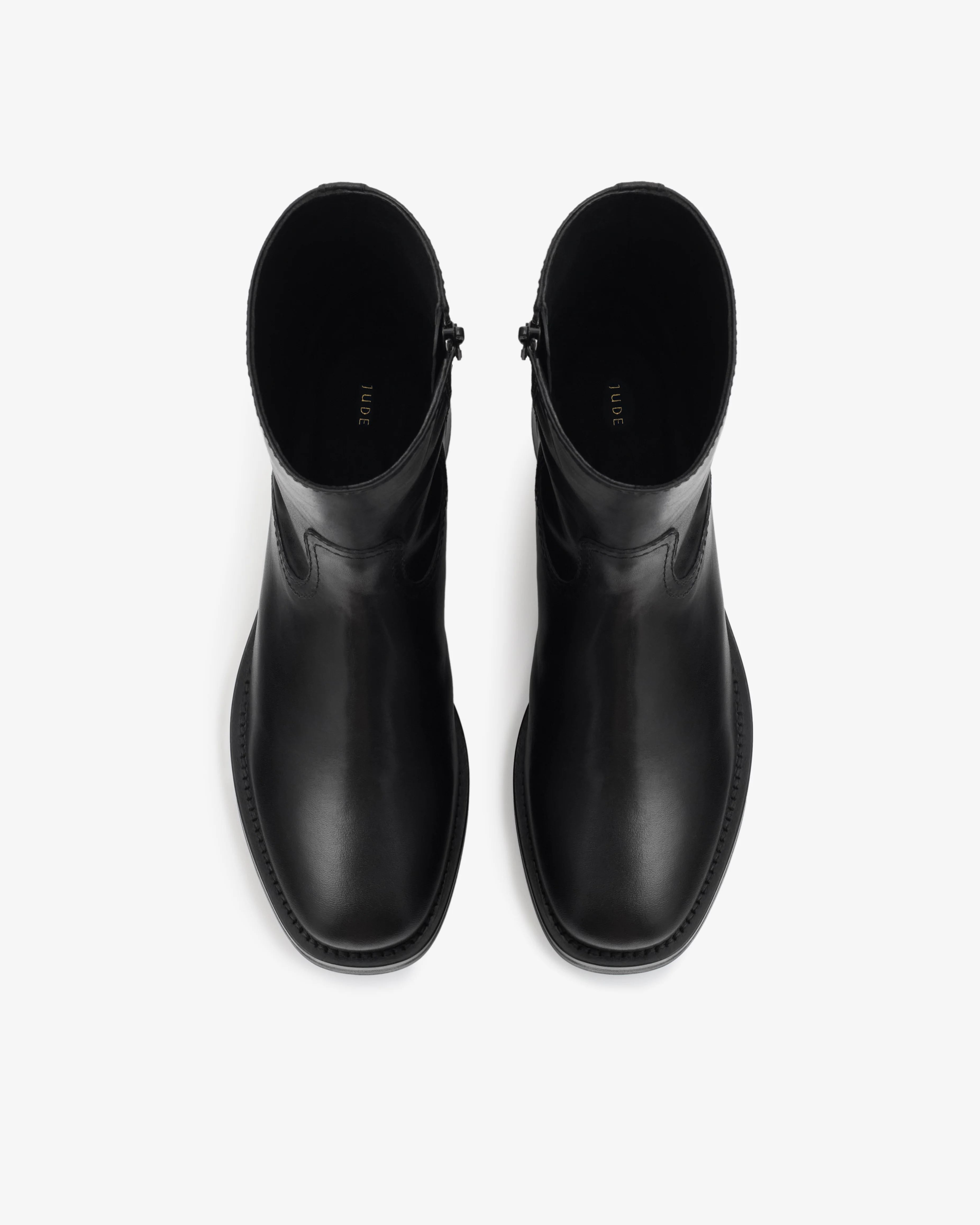 Daryl Ankle Boot in Black Leather - Image 3