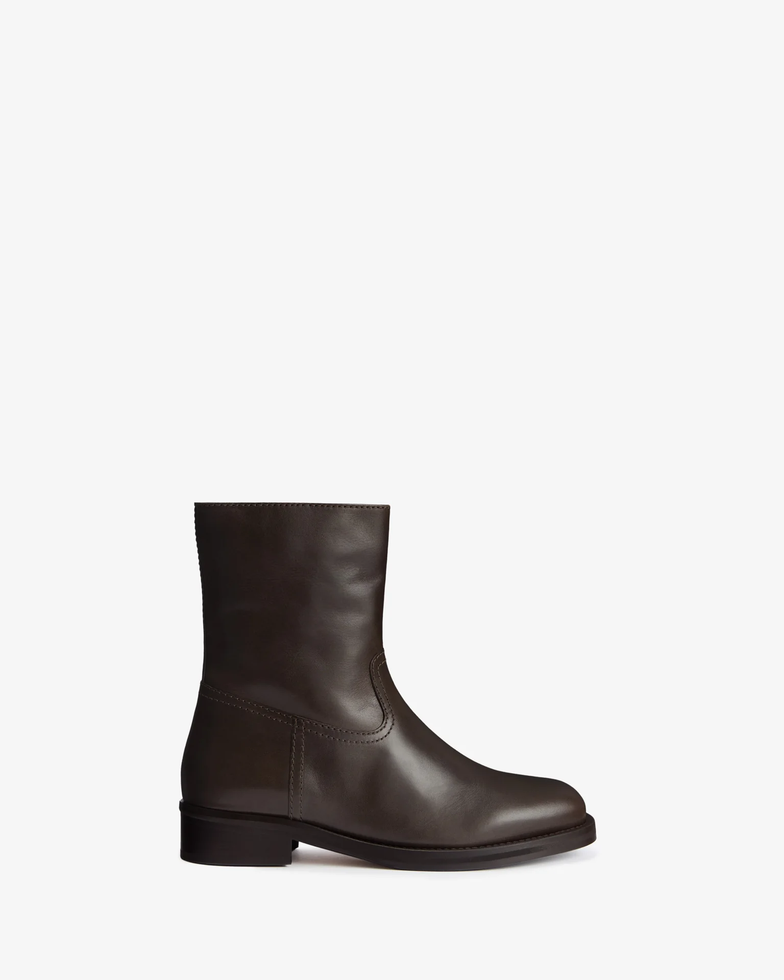 Daryl Ankle Boot in Mocha Leather