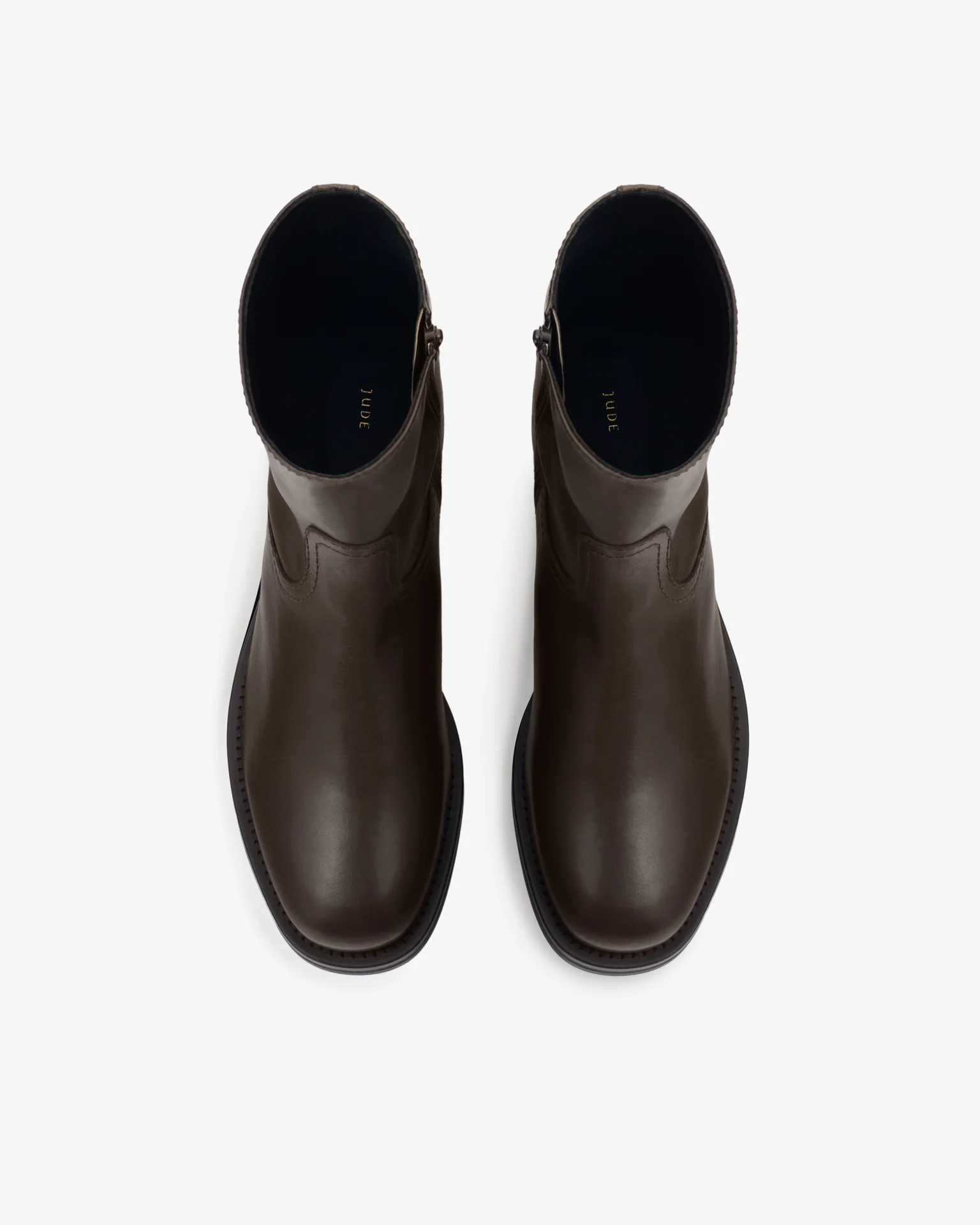 Daryl Ankle Boot in Mocha Leather - Image 3