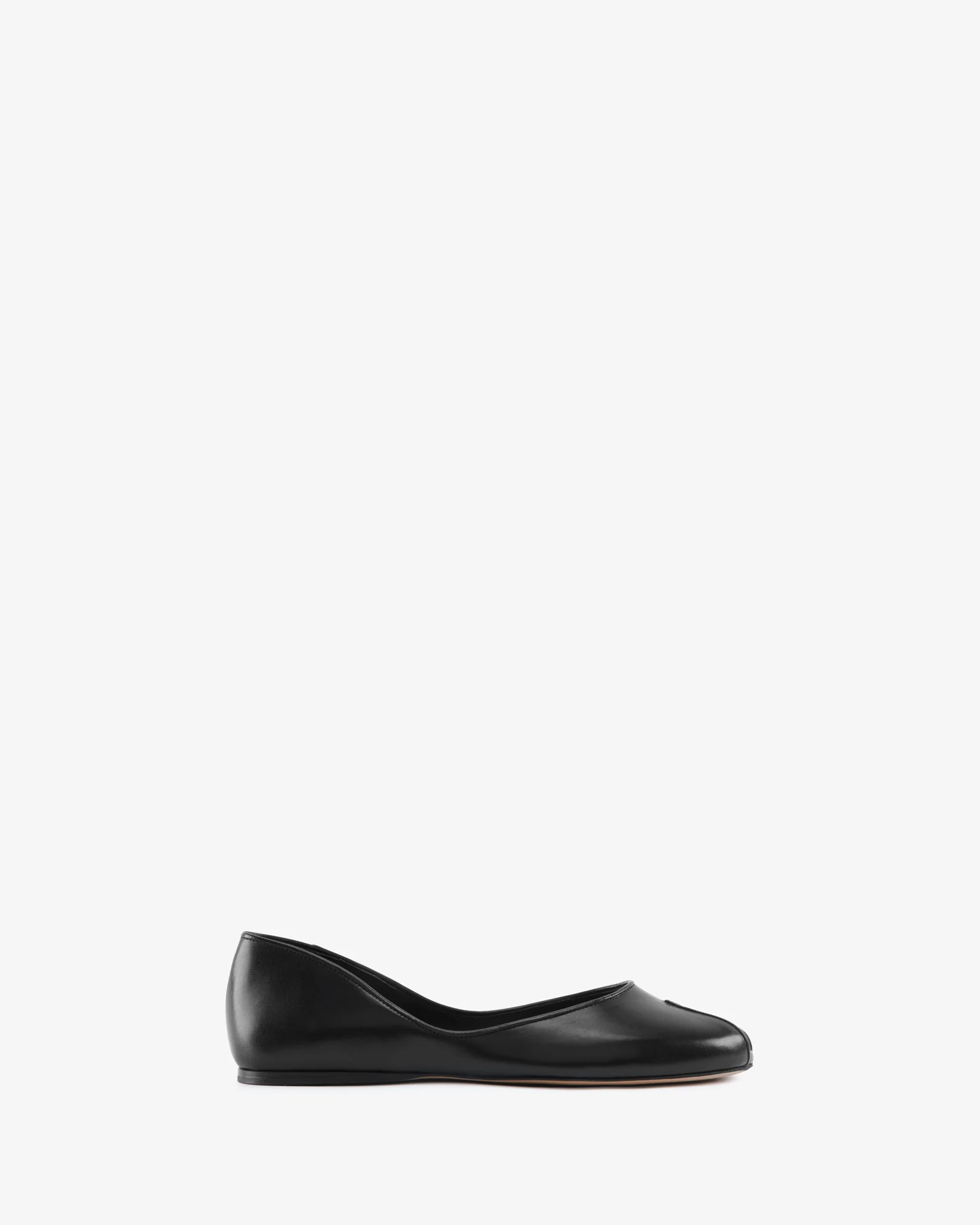 Date Ballerina Black Leather