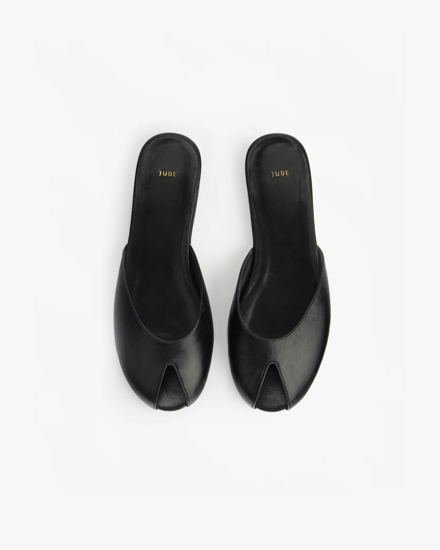 Date Flat in Black Leather - Image 3