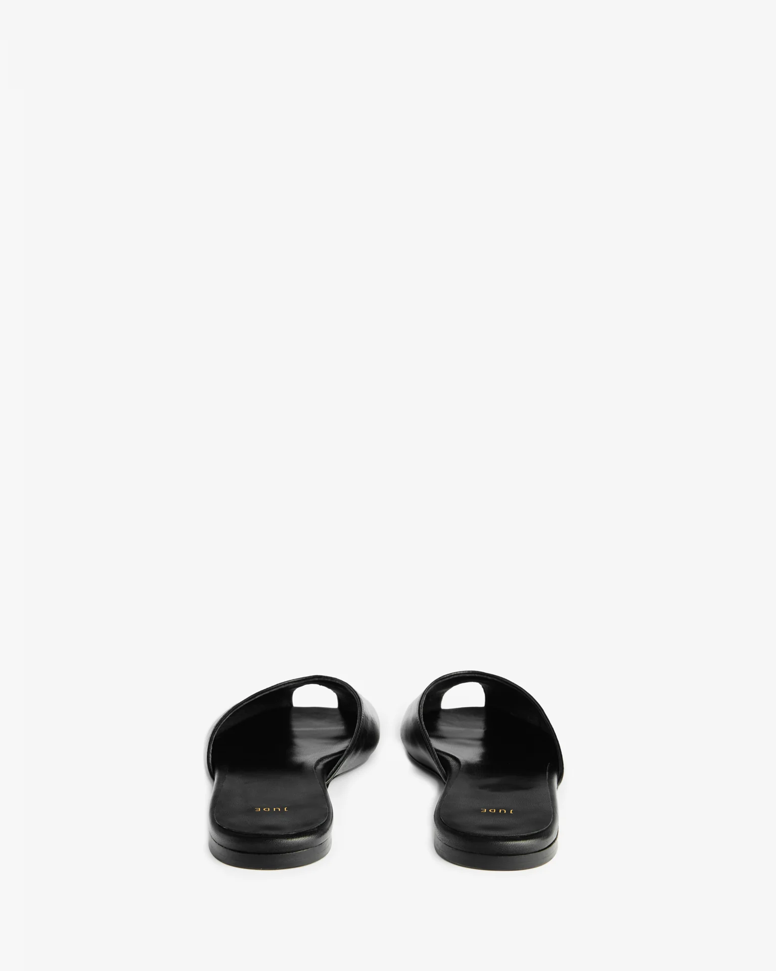 Date Flat in Black Leather - Image 4