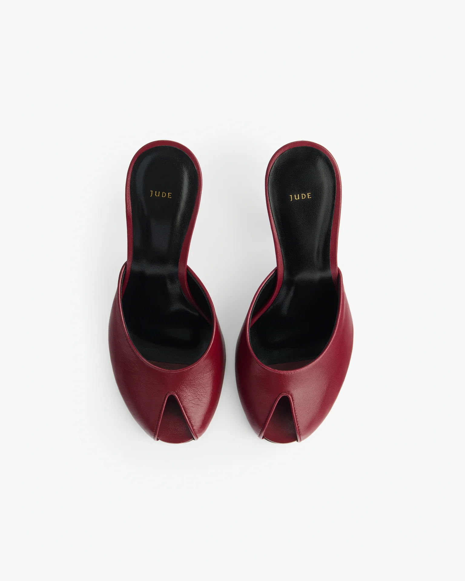 Date Mule in Bordeaux Leather - Image 3