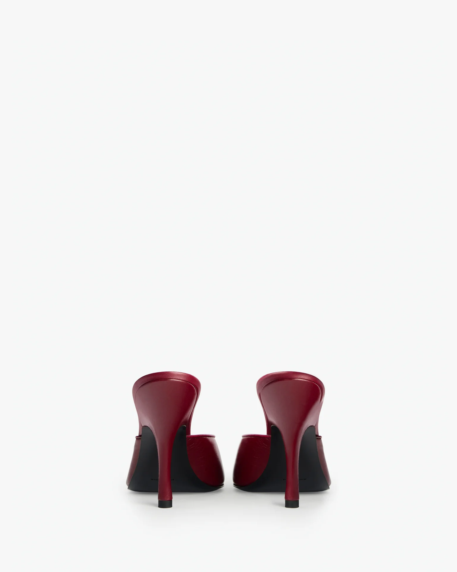 Date Mule in Bordeaux Leather - Image 4