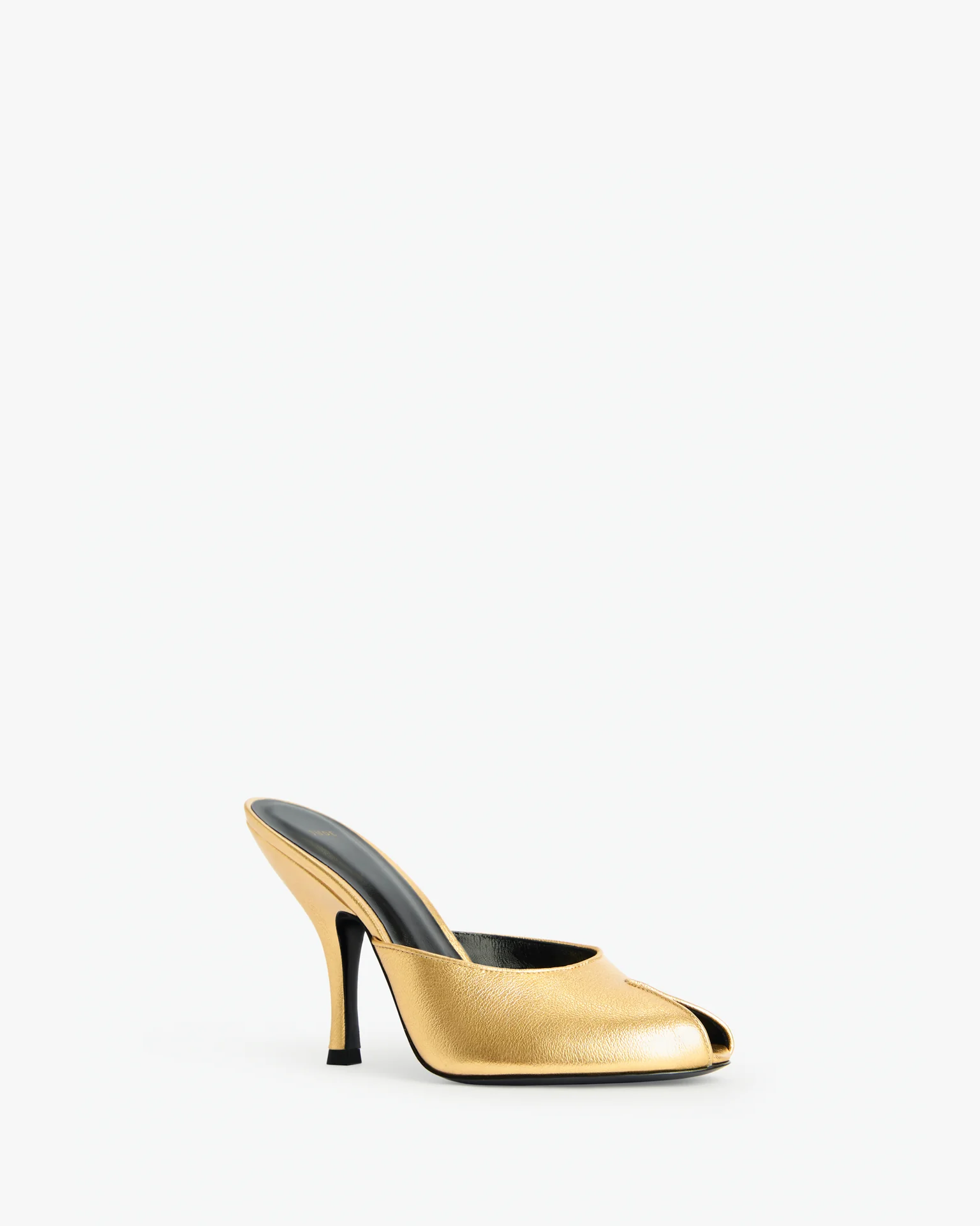 Date Mule in Gold Leather - Image 2