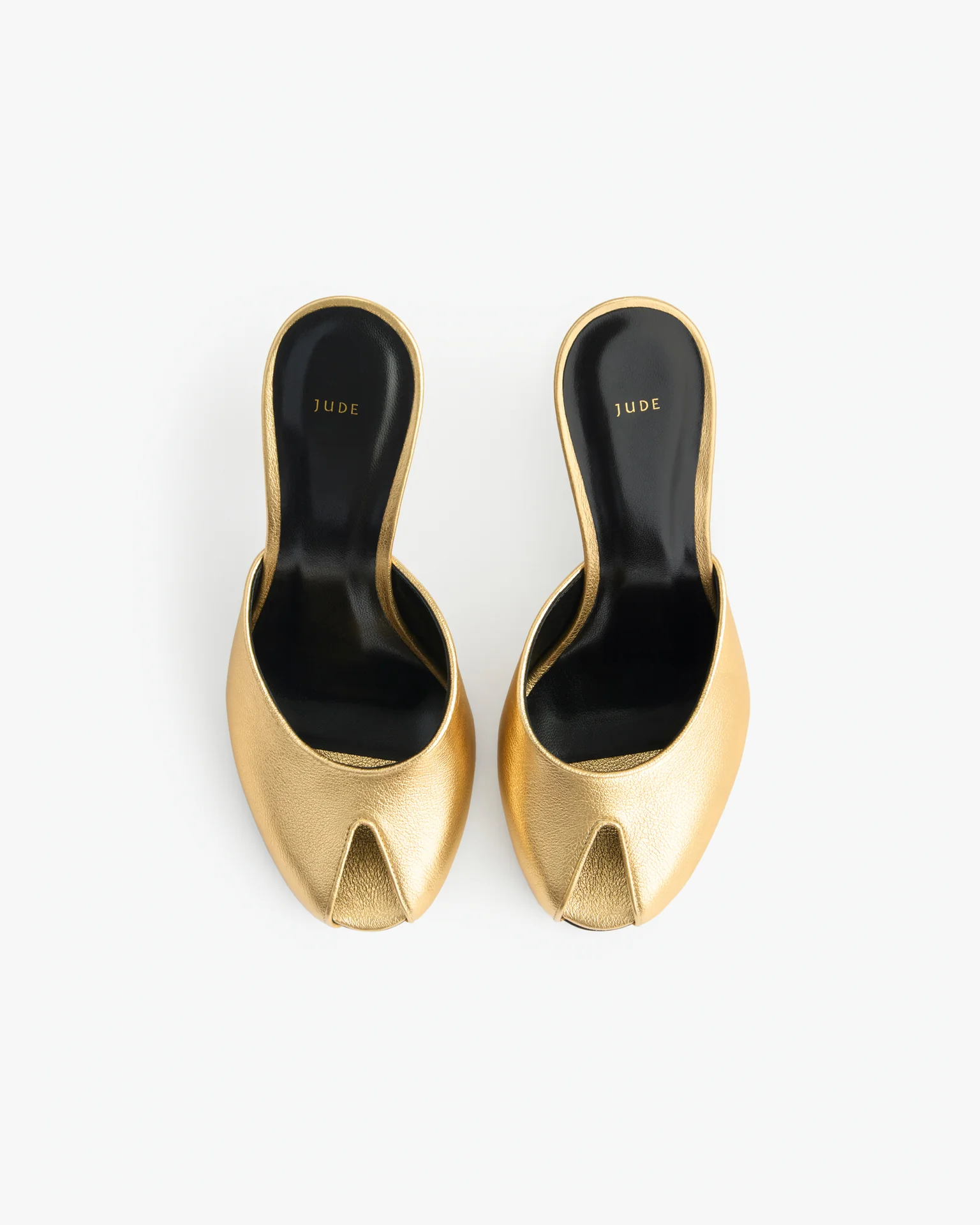 Date Mule in Gold Leather - Image 3