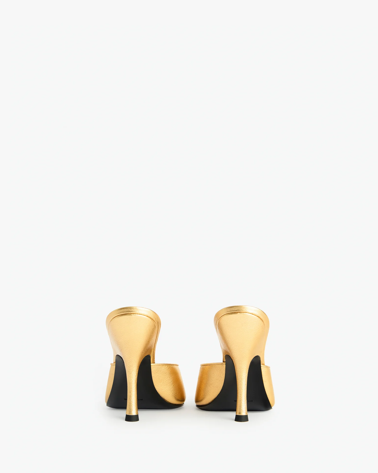 Date Mule in Gold Leather - Image 4