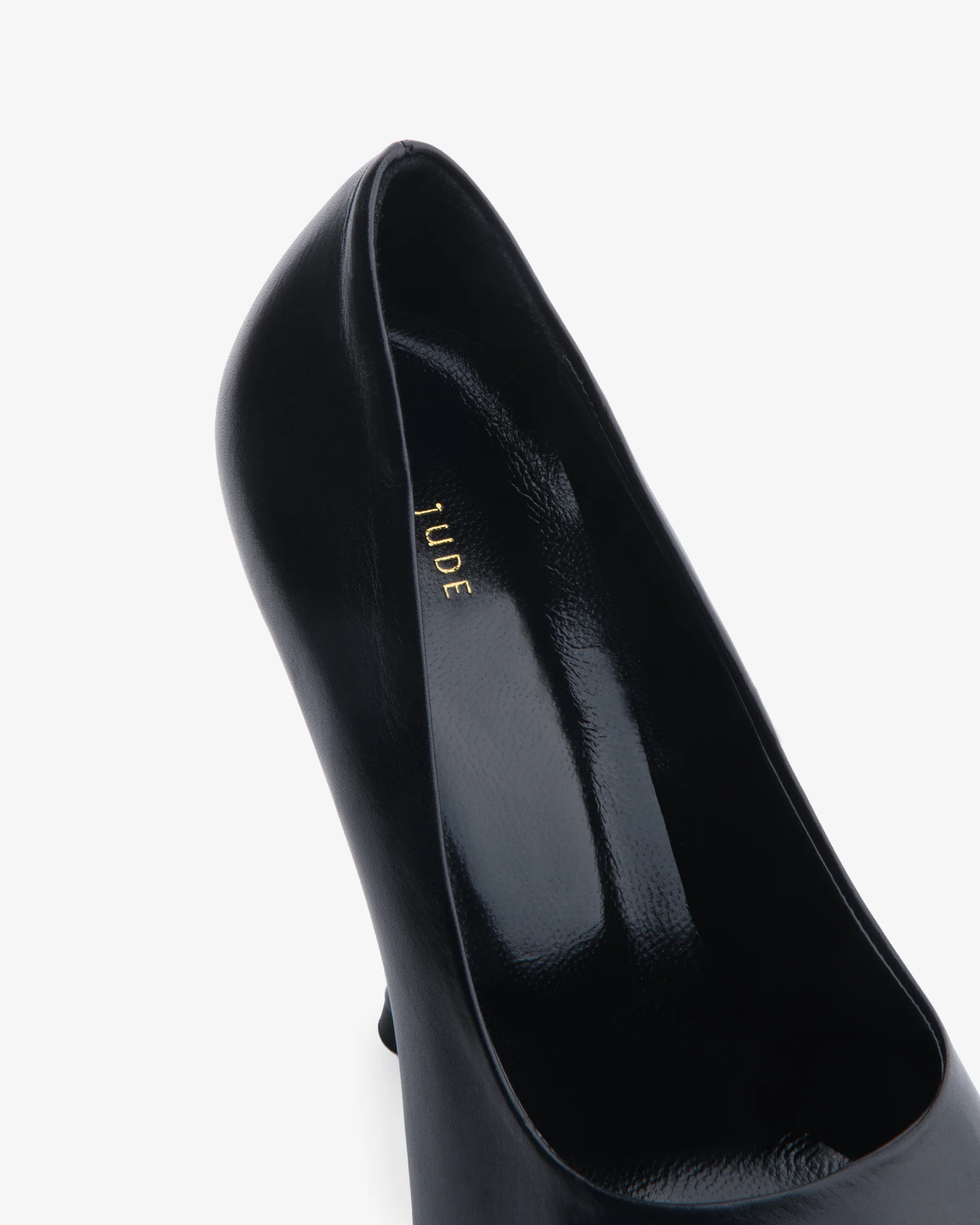 Date Pump Black Leather - Image 6