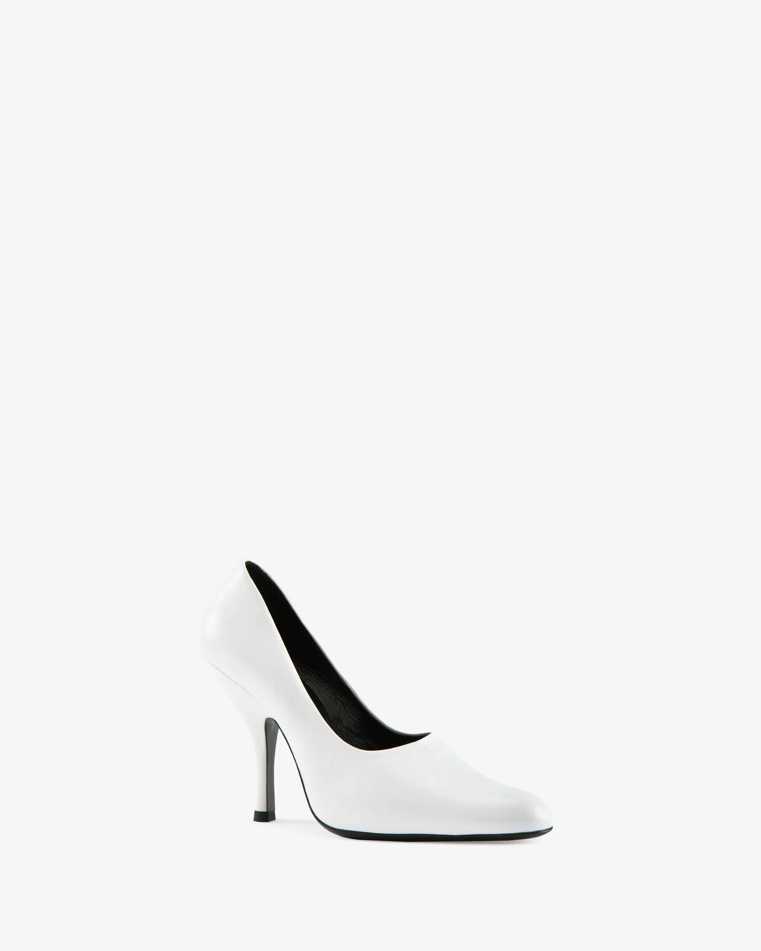 Date Pump White Leather - Image 3