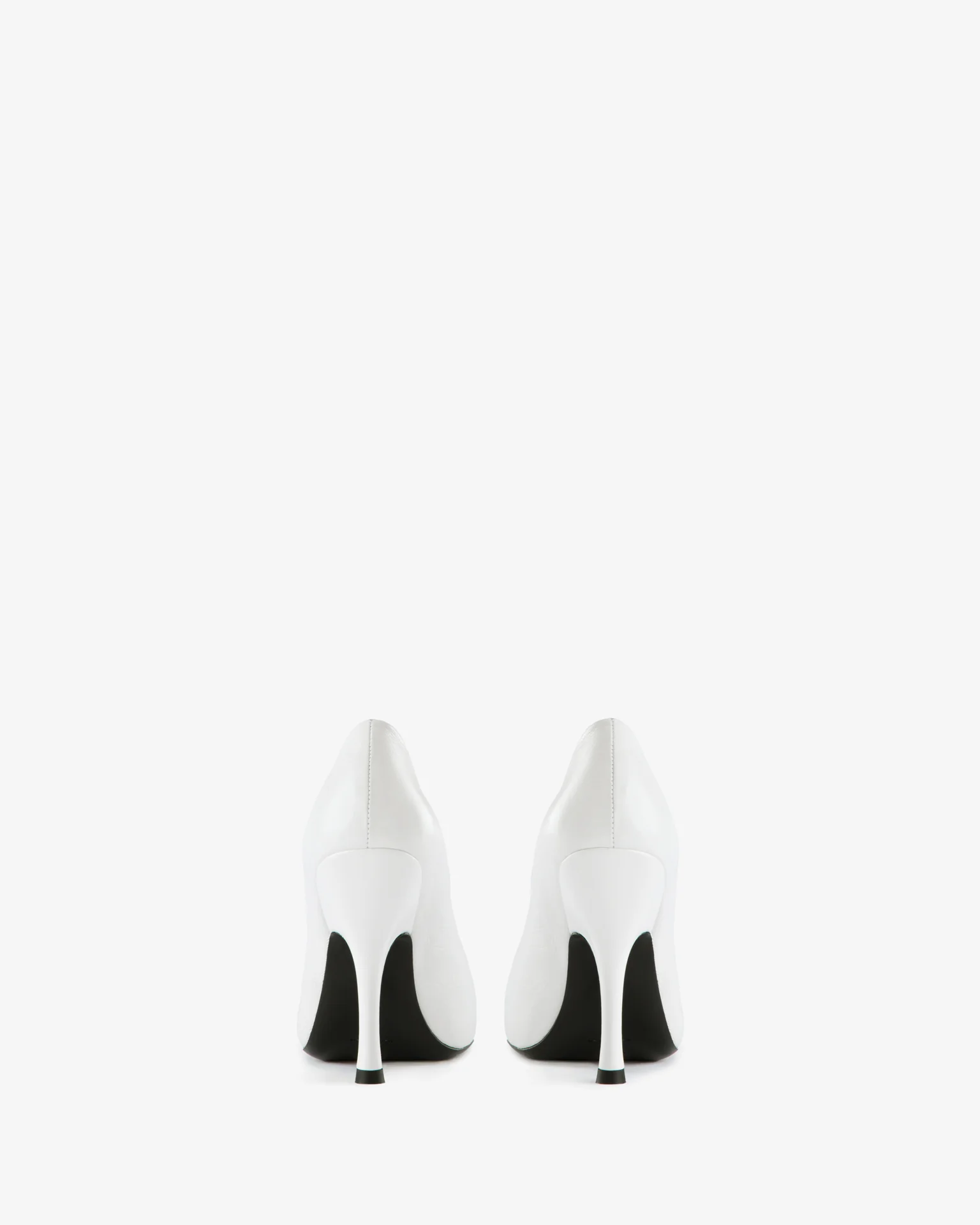 Date Pump White Leather - Image 5
