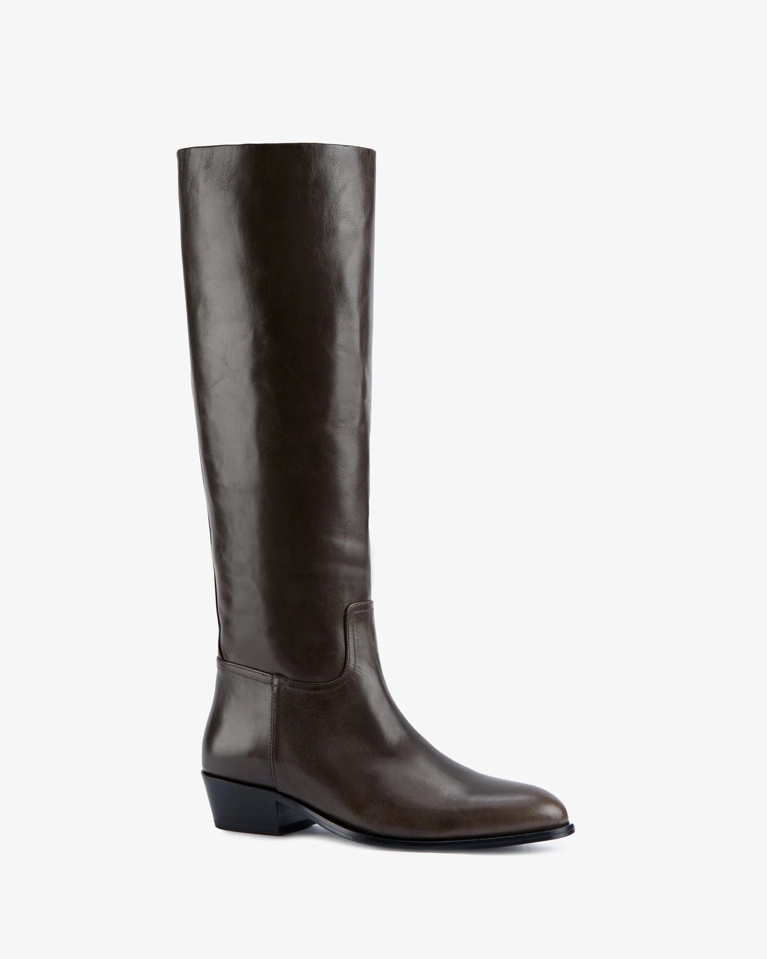 Den Knee Boot Mocha Leather - Image 3