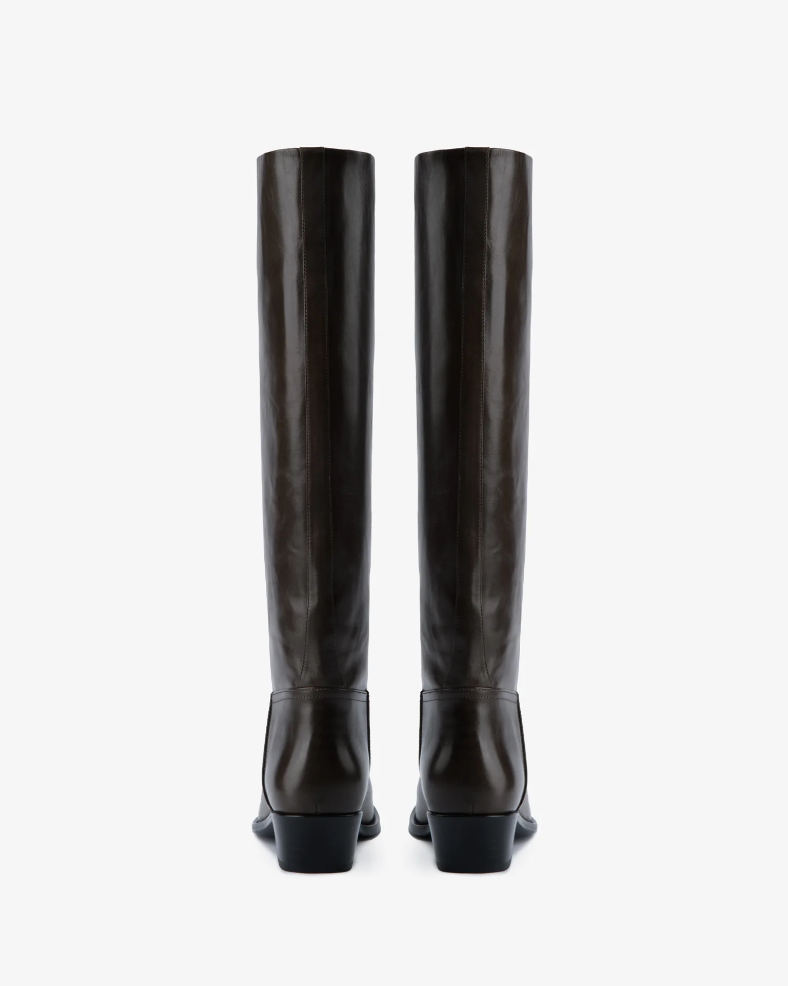 Den Knee Boot Mocha Leather - Image 4