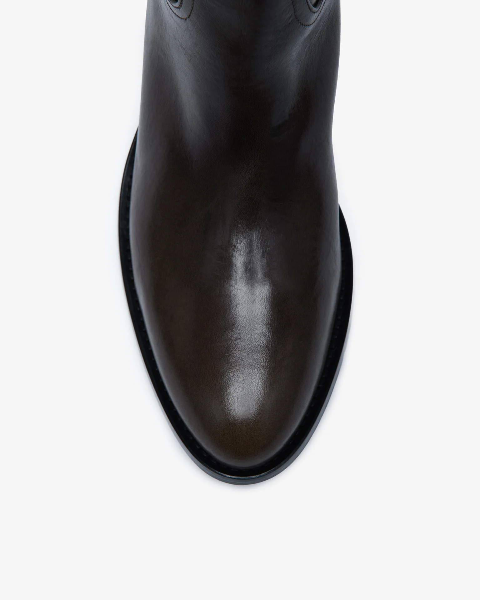 Den Knee Boot Mocha Leather - Image 5