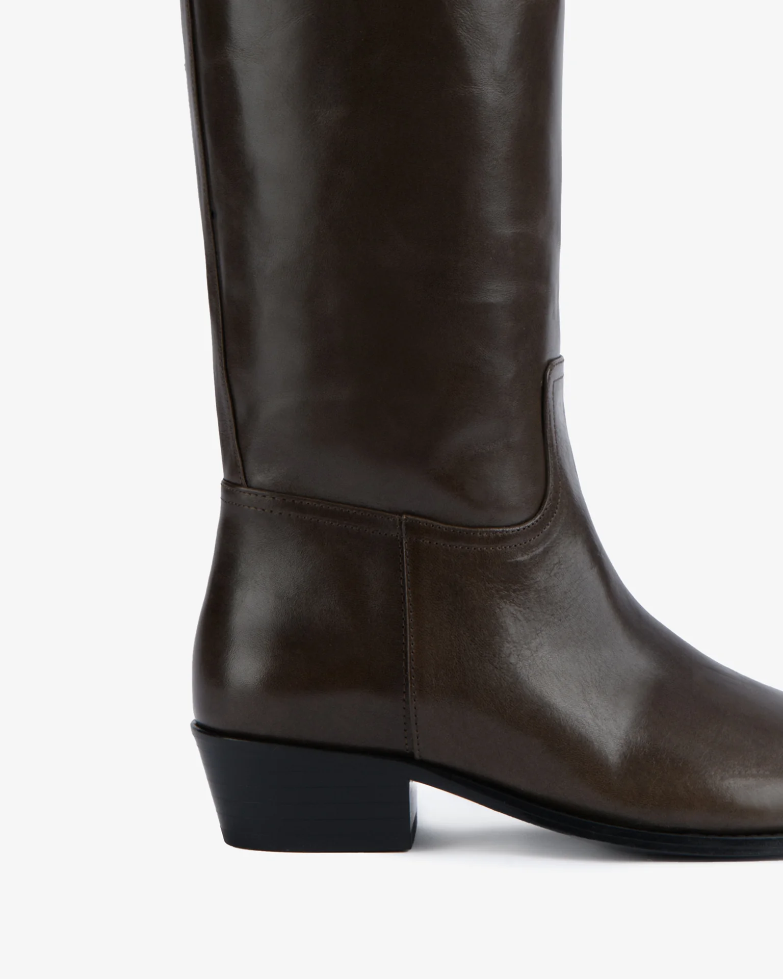 Den Knee Boot Mocha Leather - Image 6