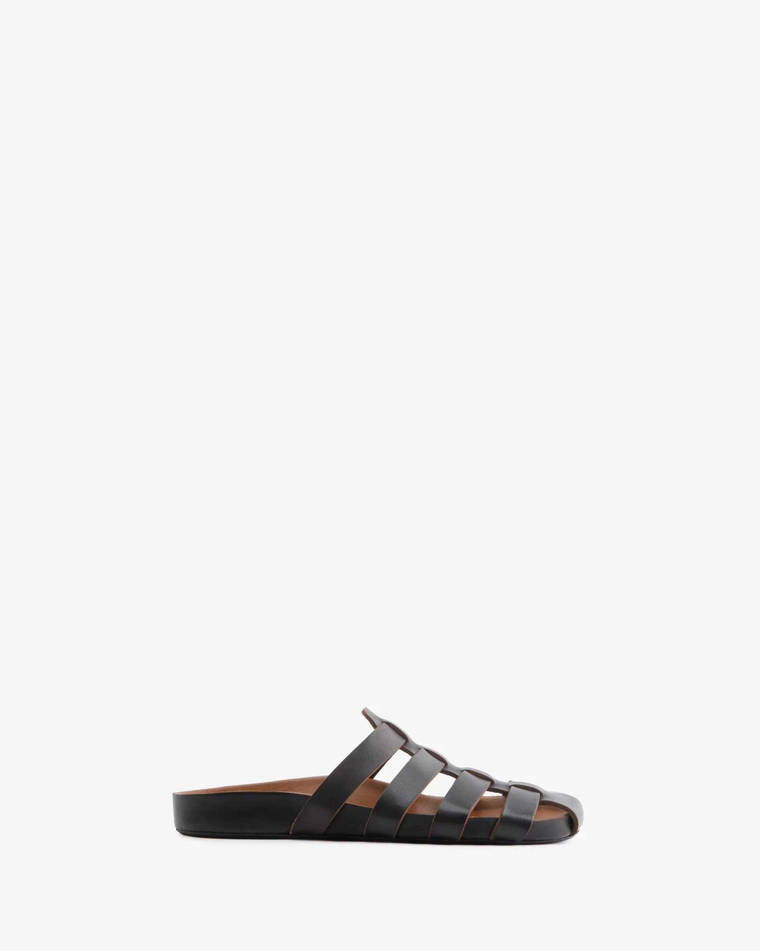 Dusty Flat Brown Leather
