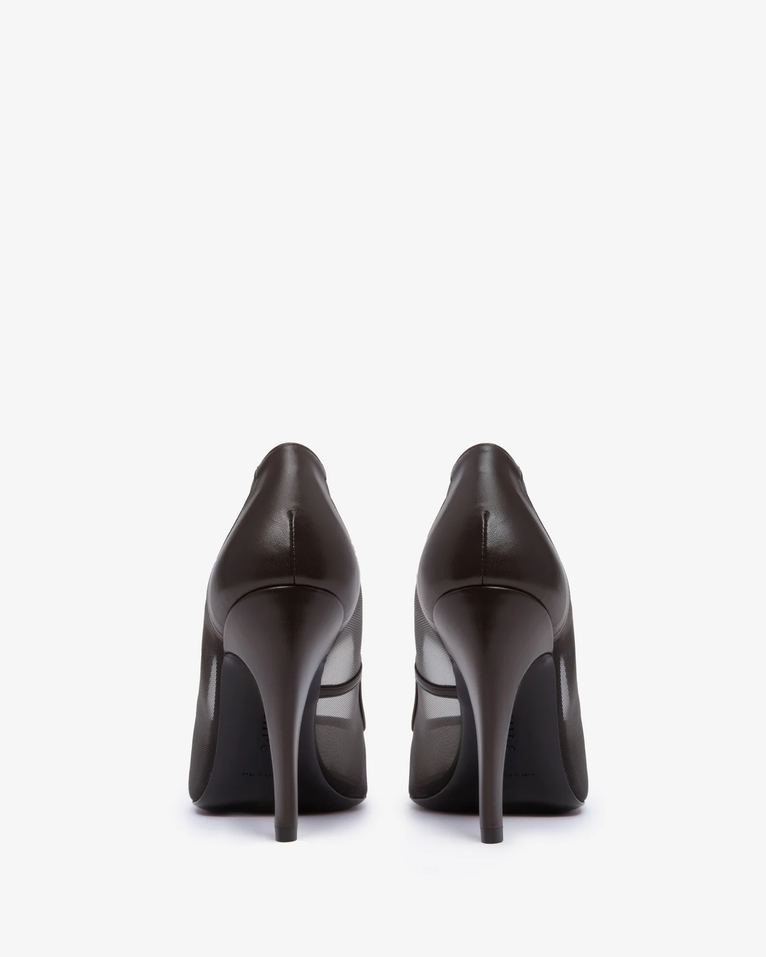 Fame Pump in Brown Mesh - Image 3