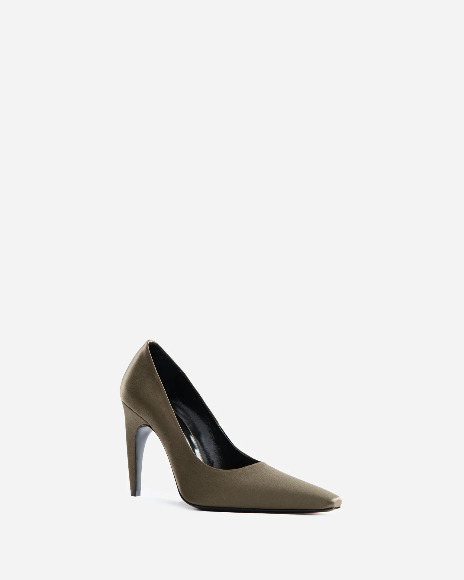 Fame Pump Khaki Silk - Image 2