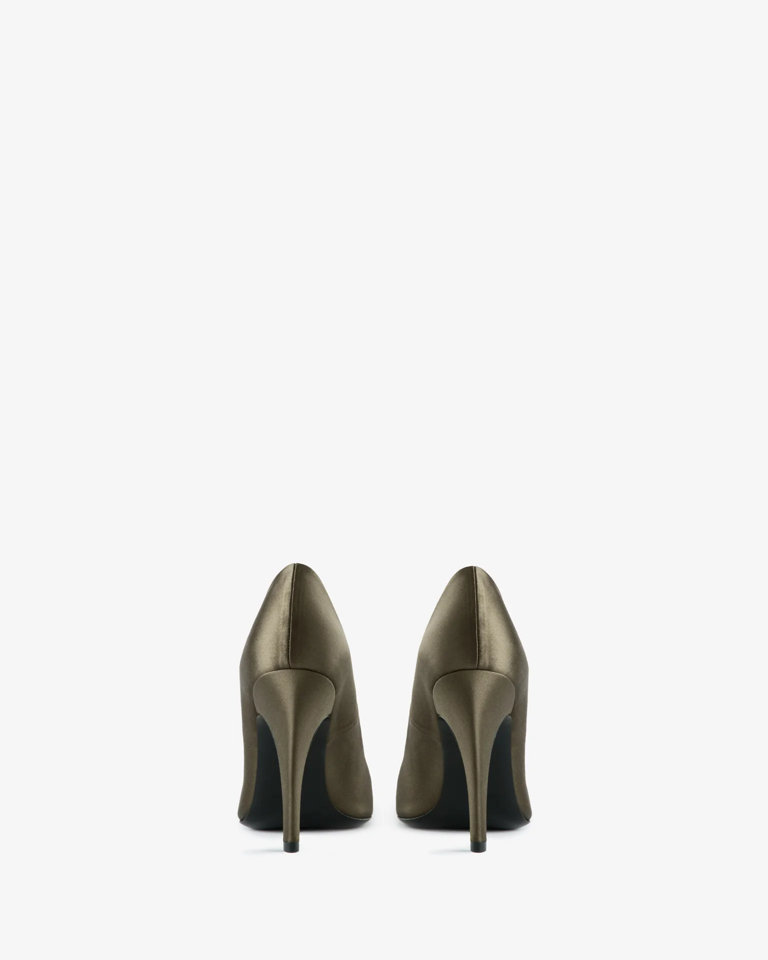 Fame Pump Khaki Silk - Image 4
