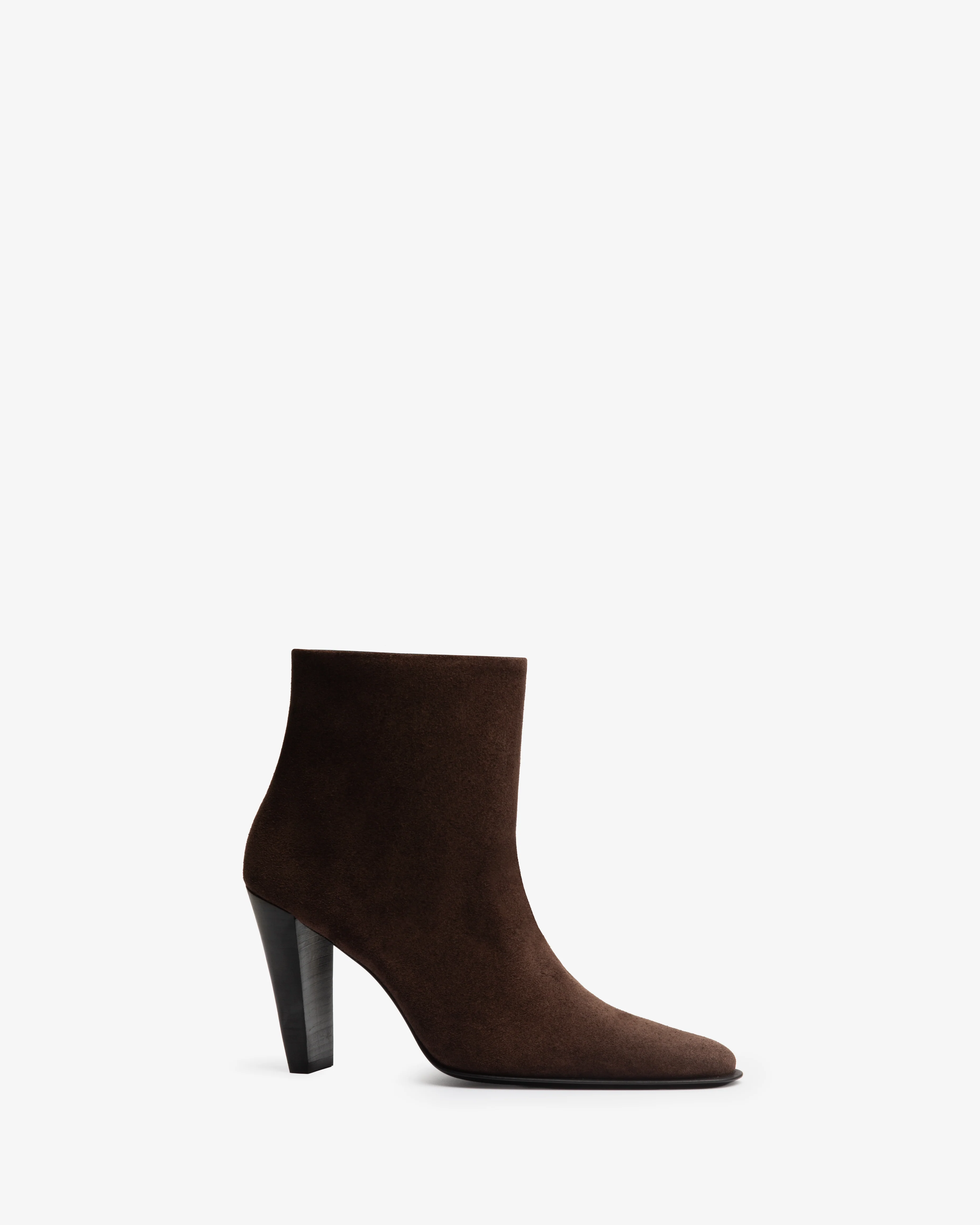 Fete Ankle Boot in Mocha Suede Leather - Image 2