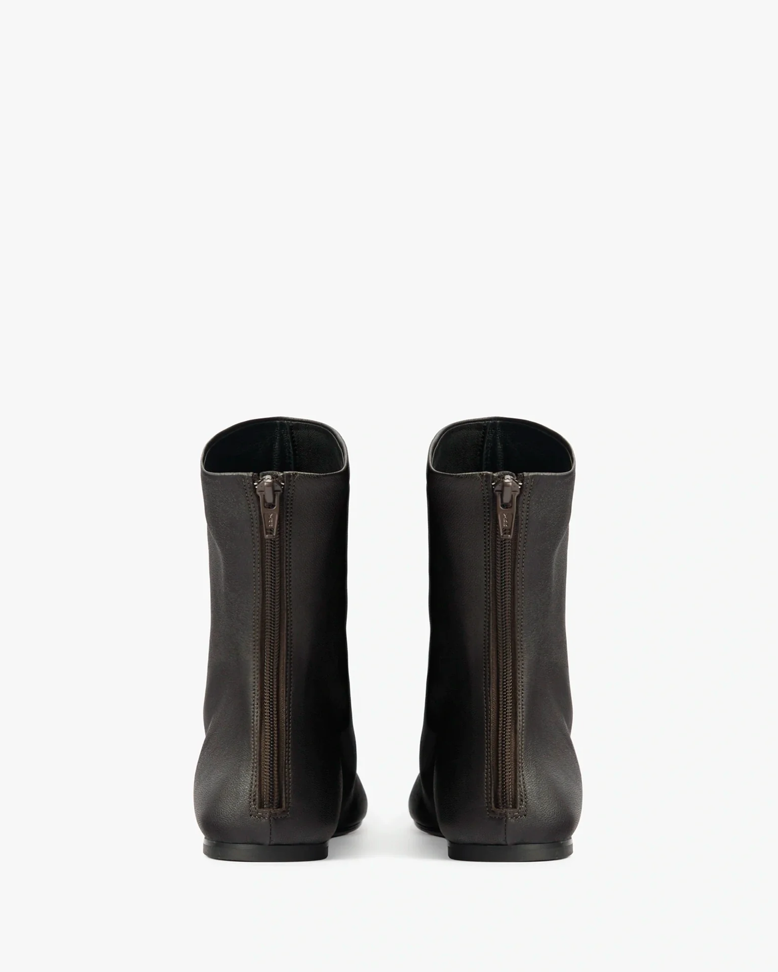 floor ankle boot in espresso leather - Image 4