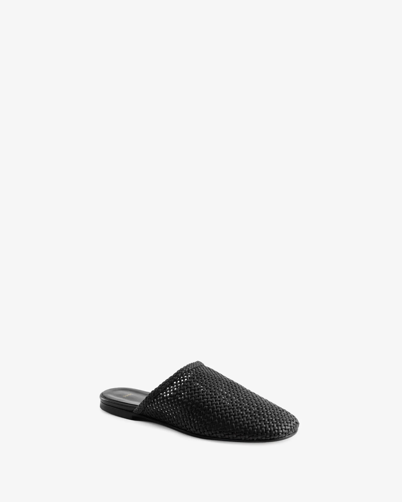 Floor Slide Black Woven Leather - Image 2