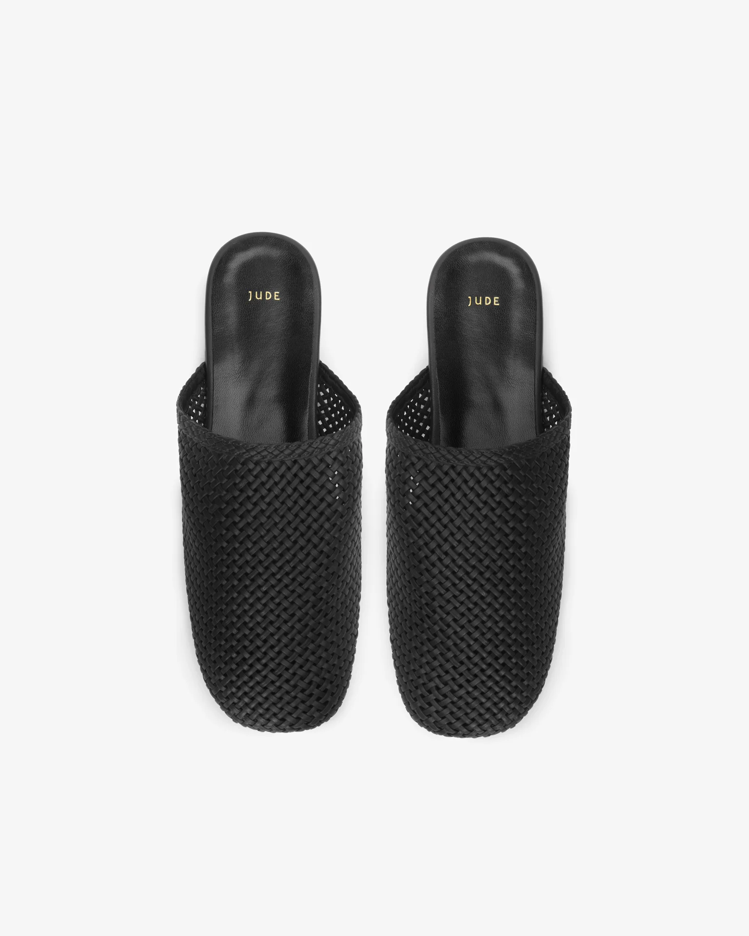 Floor Slide Black Woven Leather - Image 3