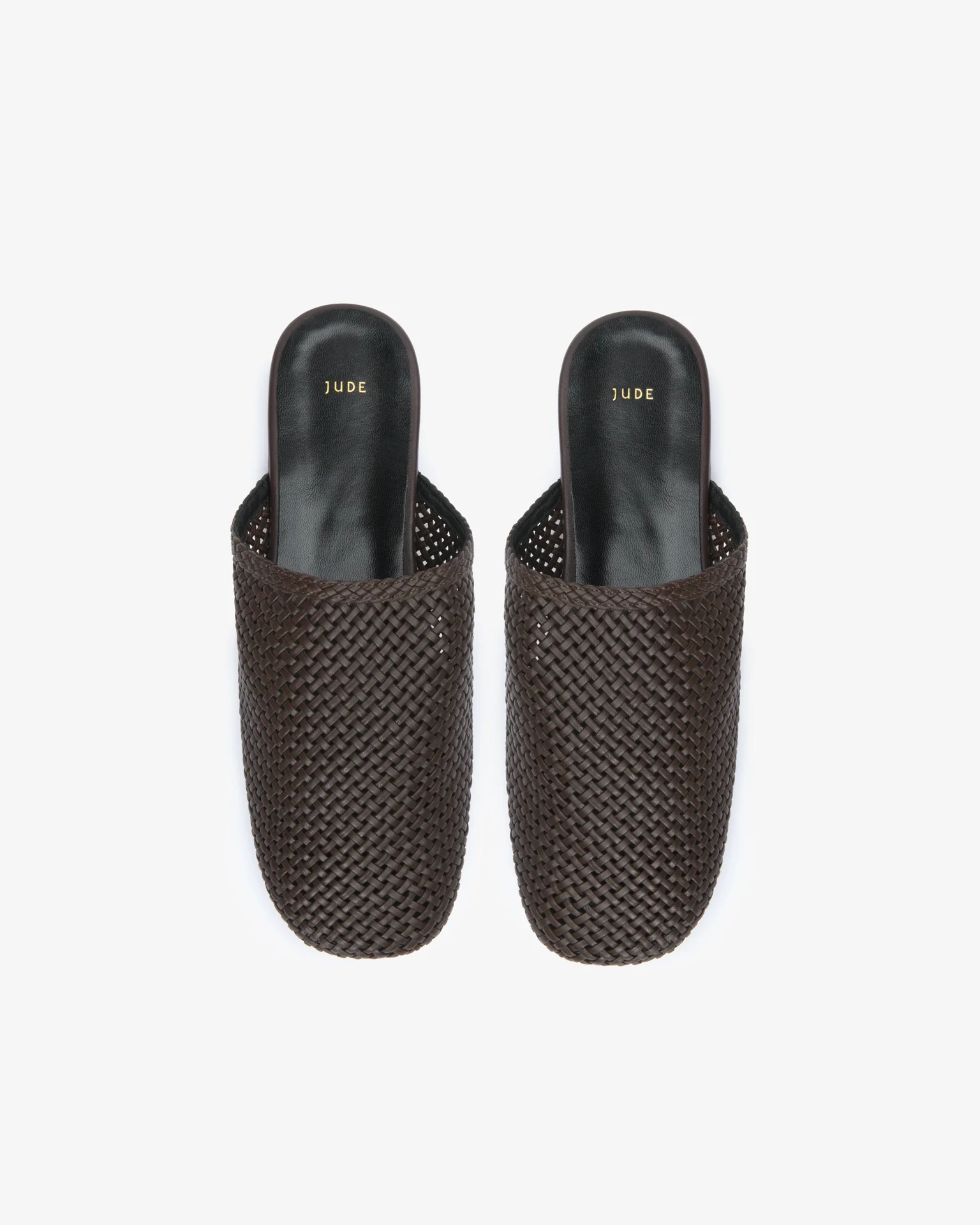 Floor Slide Brown Woven Leather - Image 4