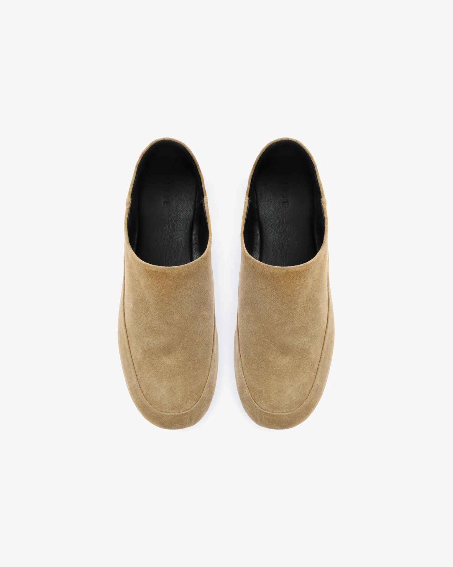 Floor Slipper Beige Suede Leather - Image 3