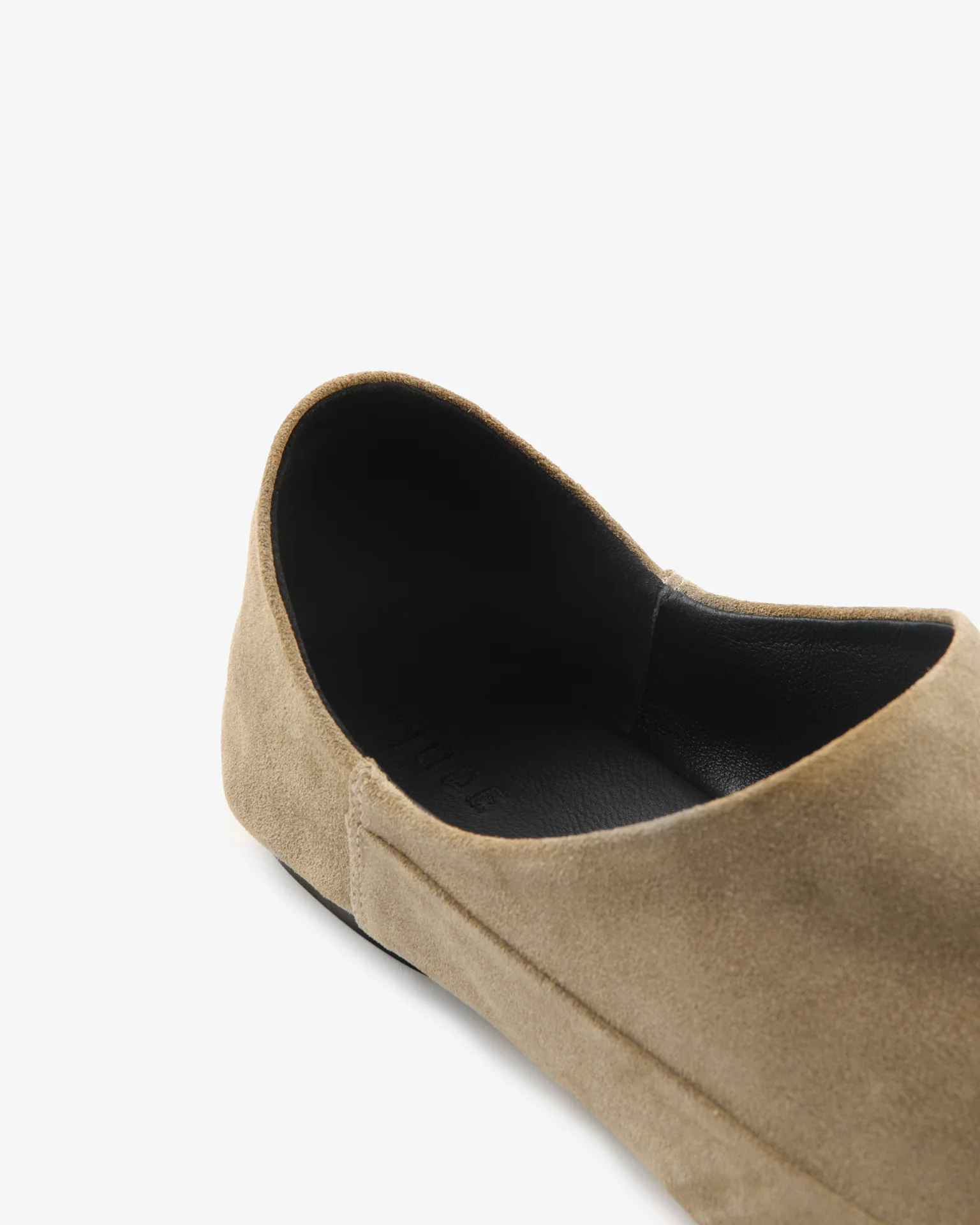 Floor Slipper Beige Suede Leather - Image 6