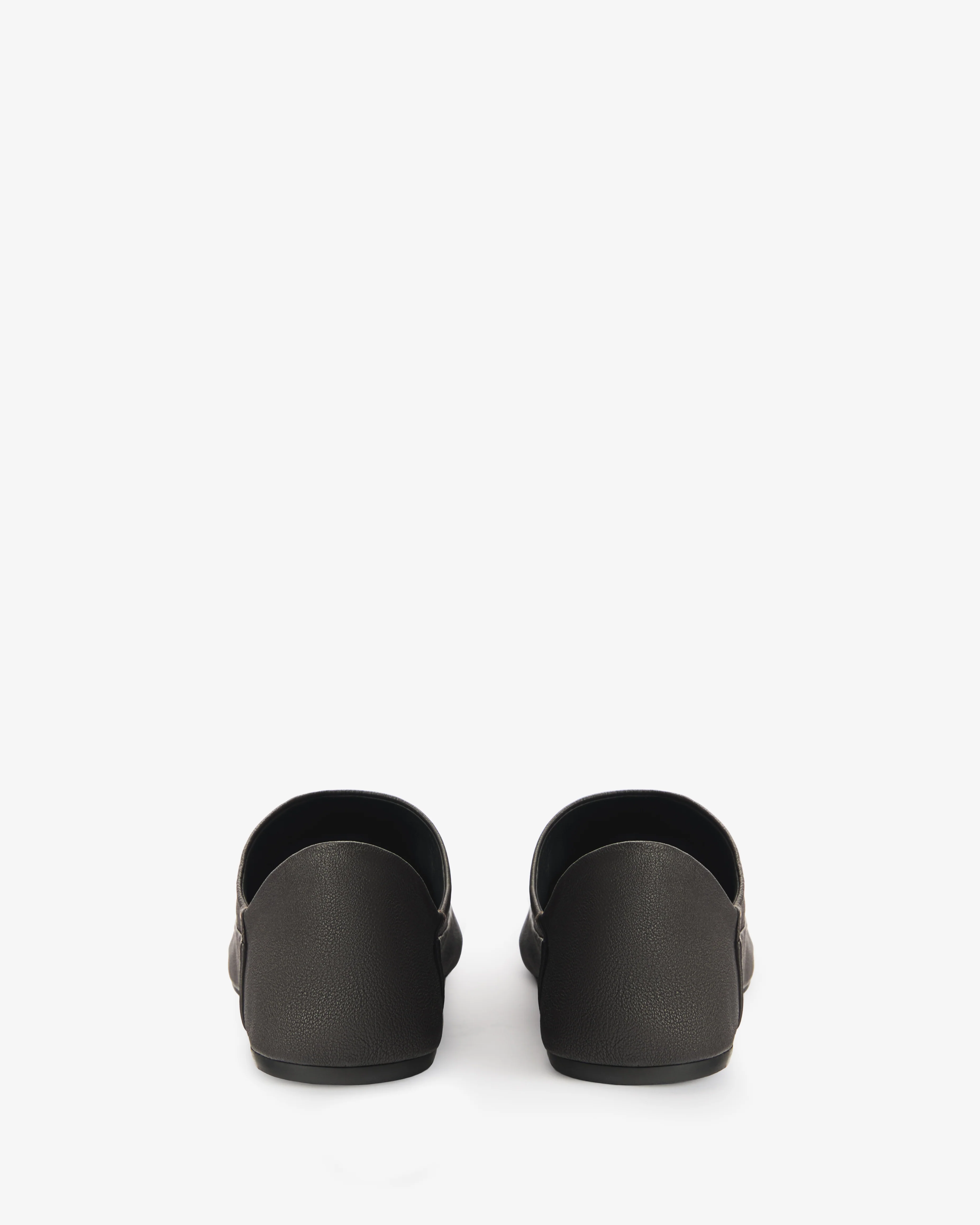 floor slipper in espresso leather - Image 4