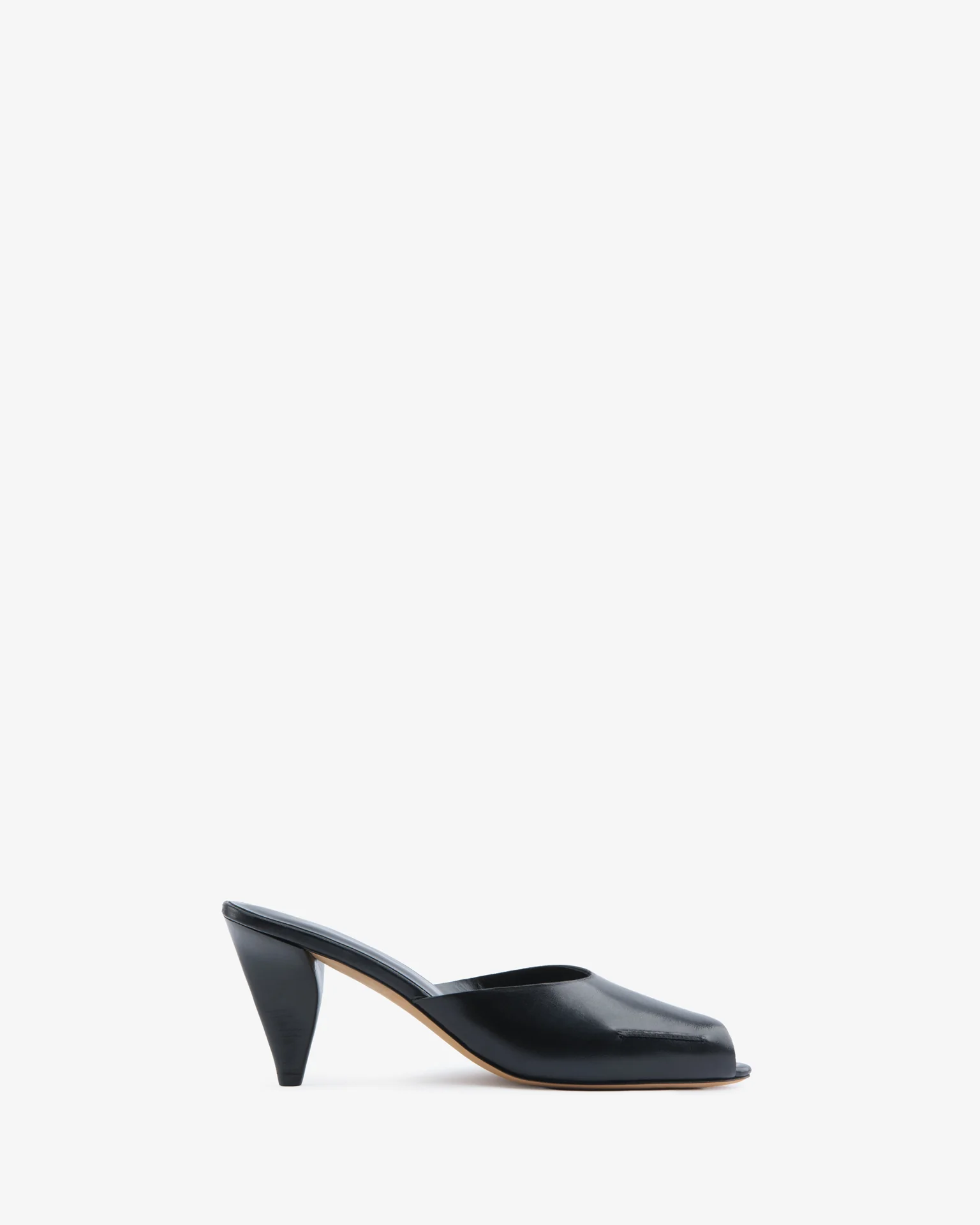Gild Mule Black Leather