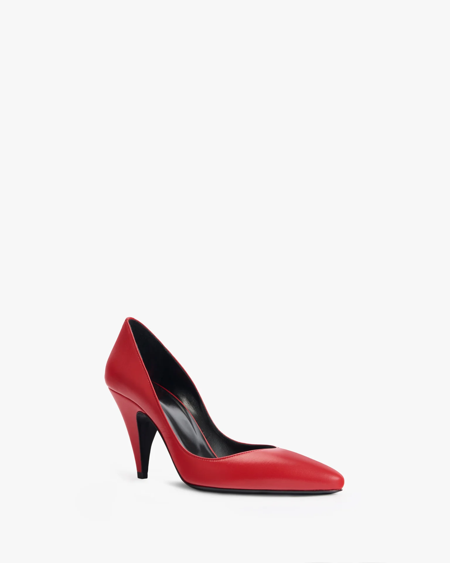 haze pump in red creased leather - Image 3