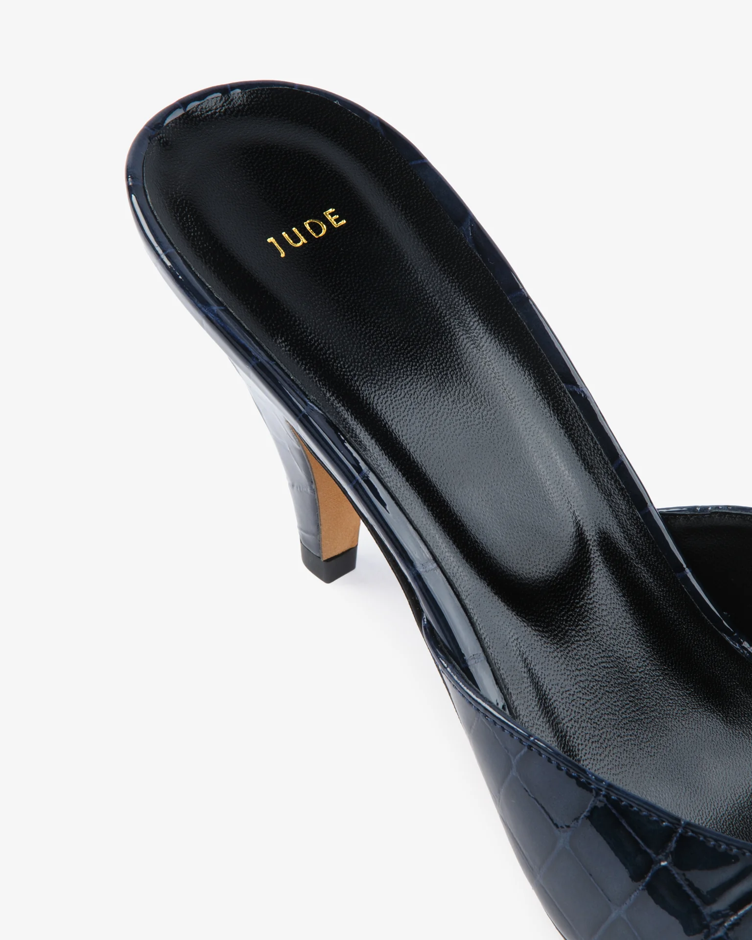 Haze Sandal Ink Croc Embossed Leather - Image 5
