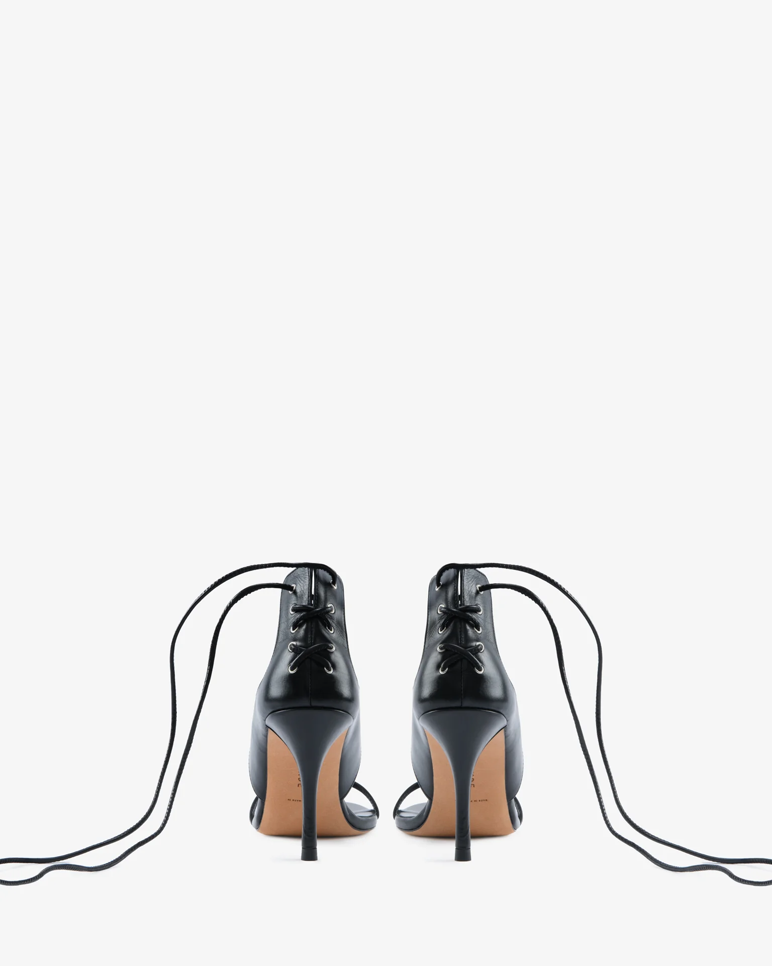 Issa Sandal Black Leather - Image 4
