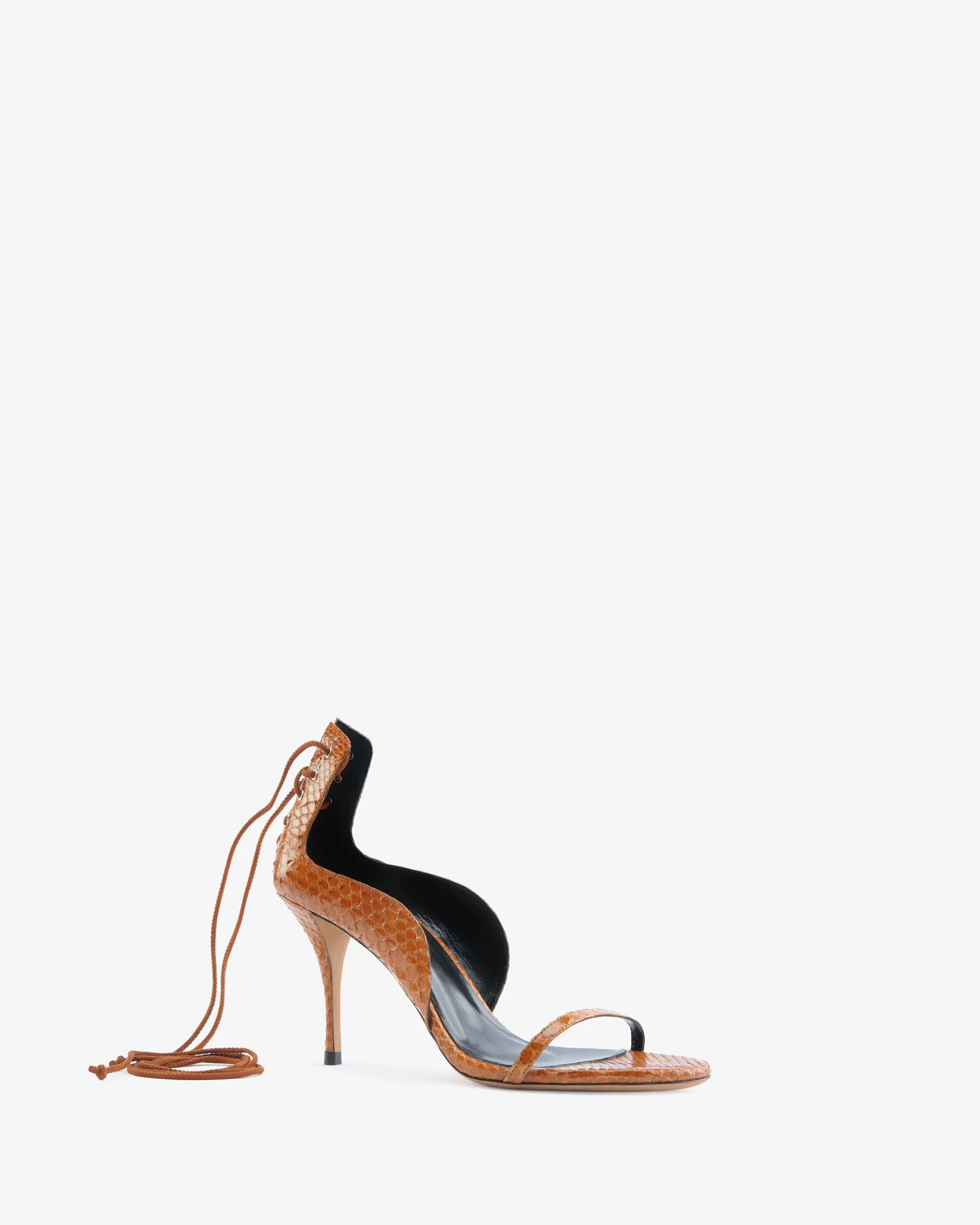 Issa Sandal Tan Python Leather - Image 2
