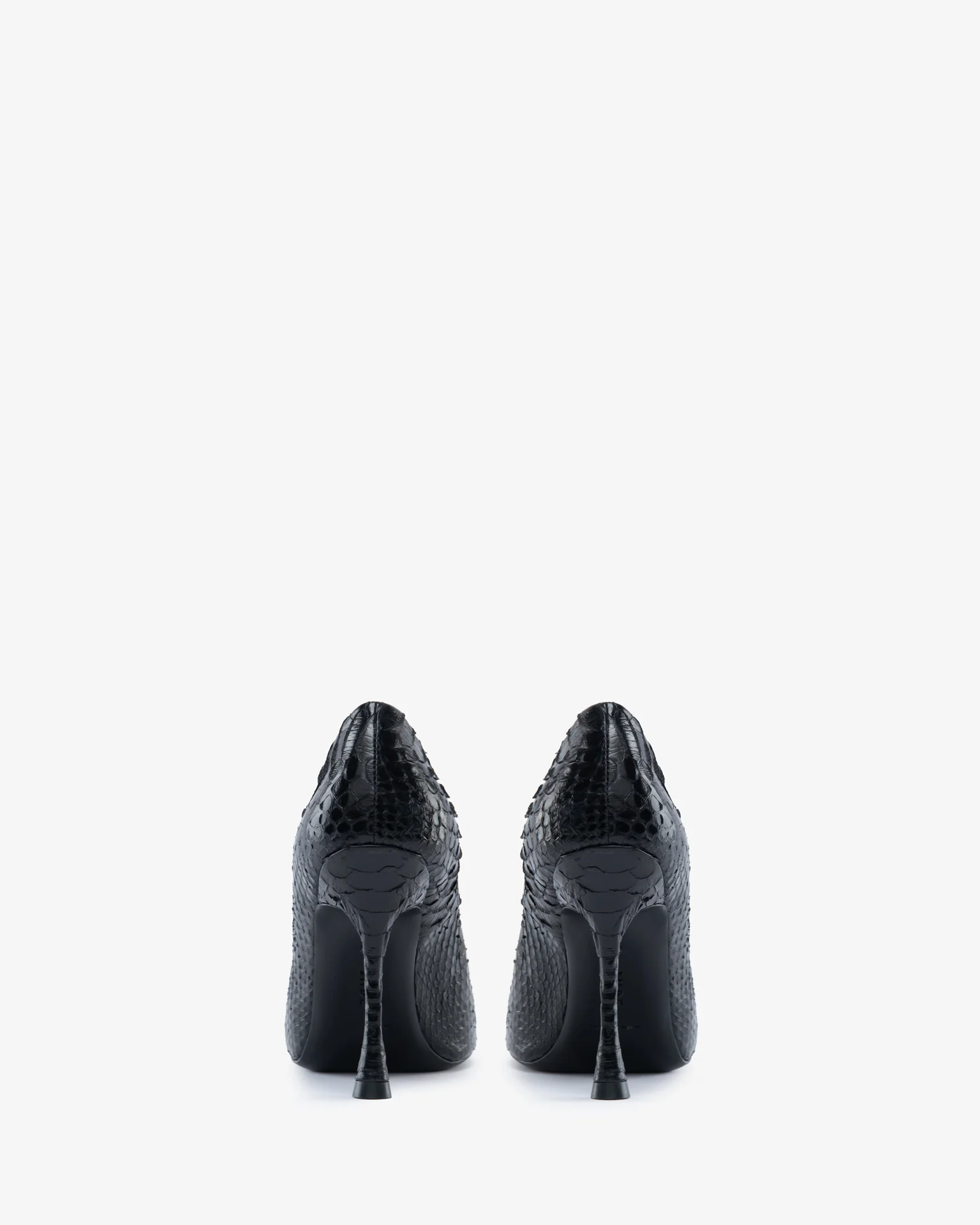 Kiss Pump Black Python Leather - Image 5