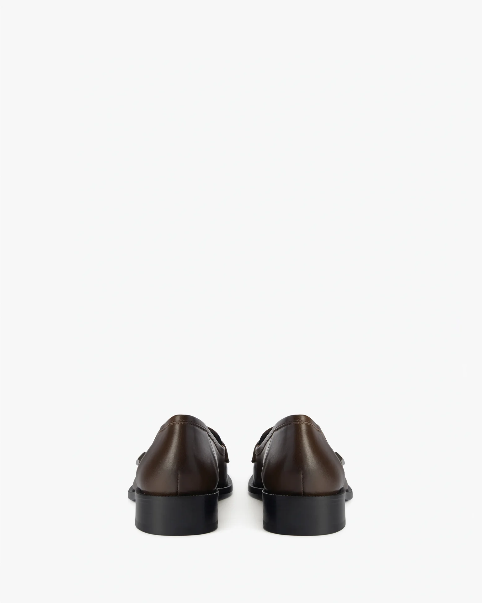 Logo Loafer in Mocha Leather - Image 4