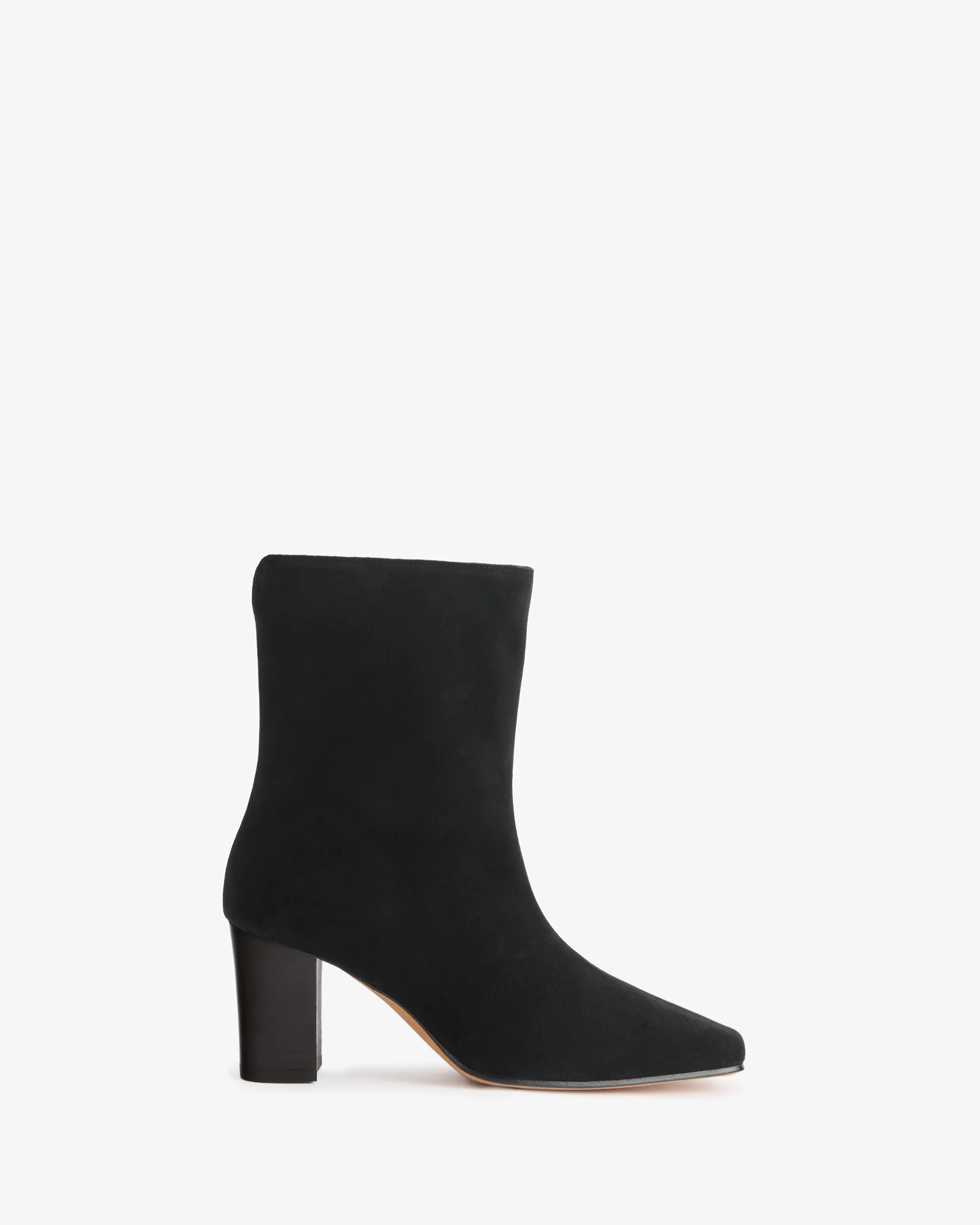 Memo Ankle Boot in Black Suede Leather