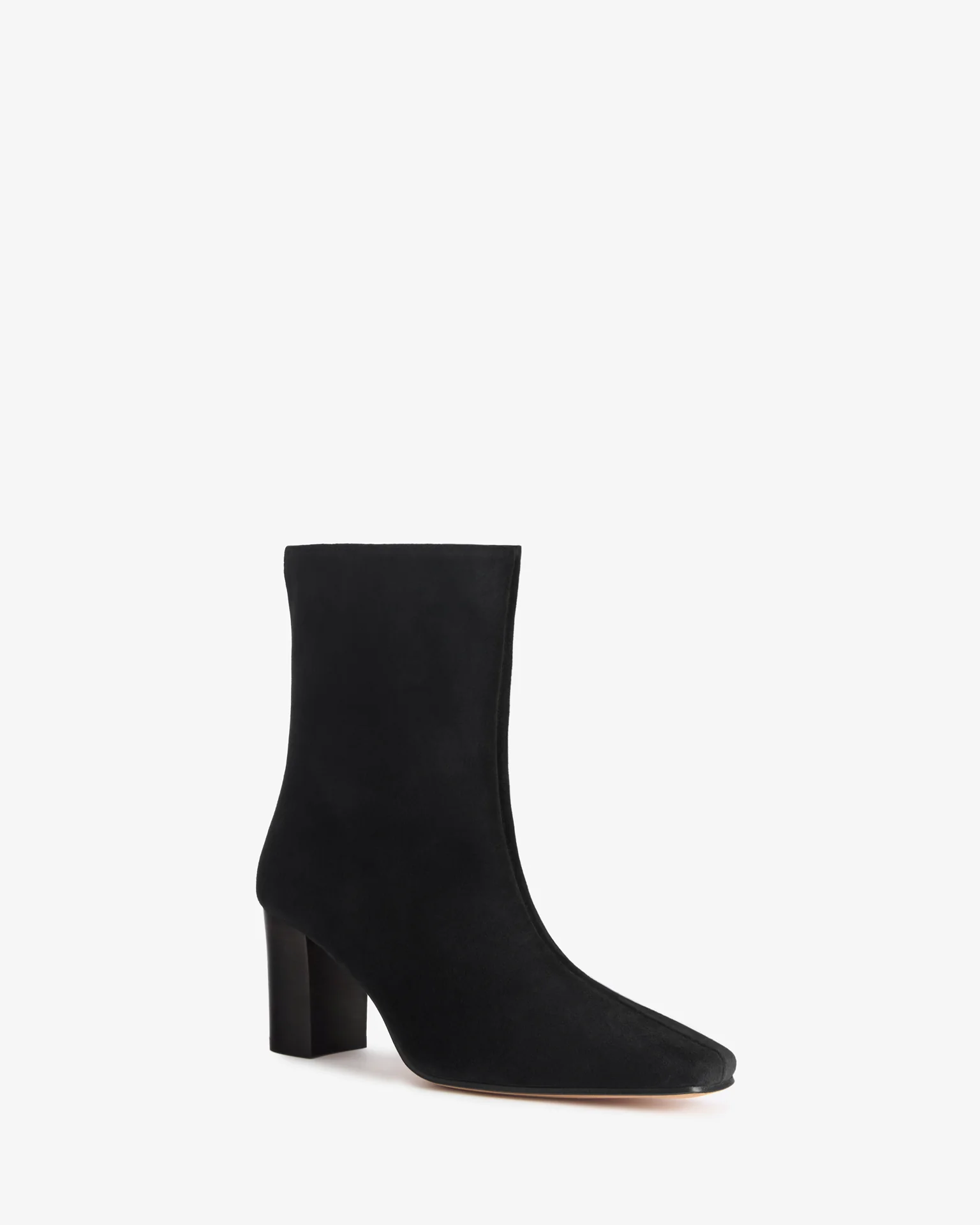 Memo Ankle Boot in Black Suede Leather - Image 2