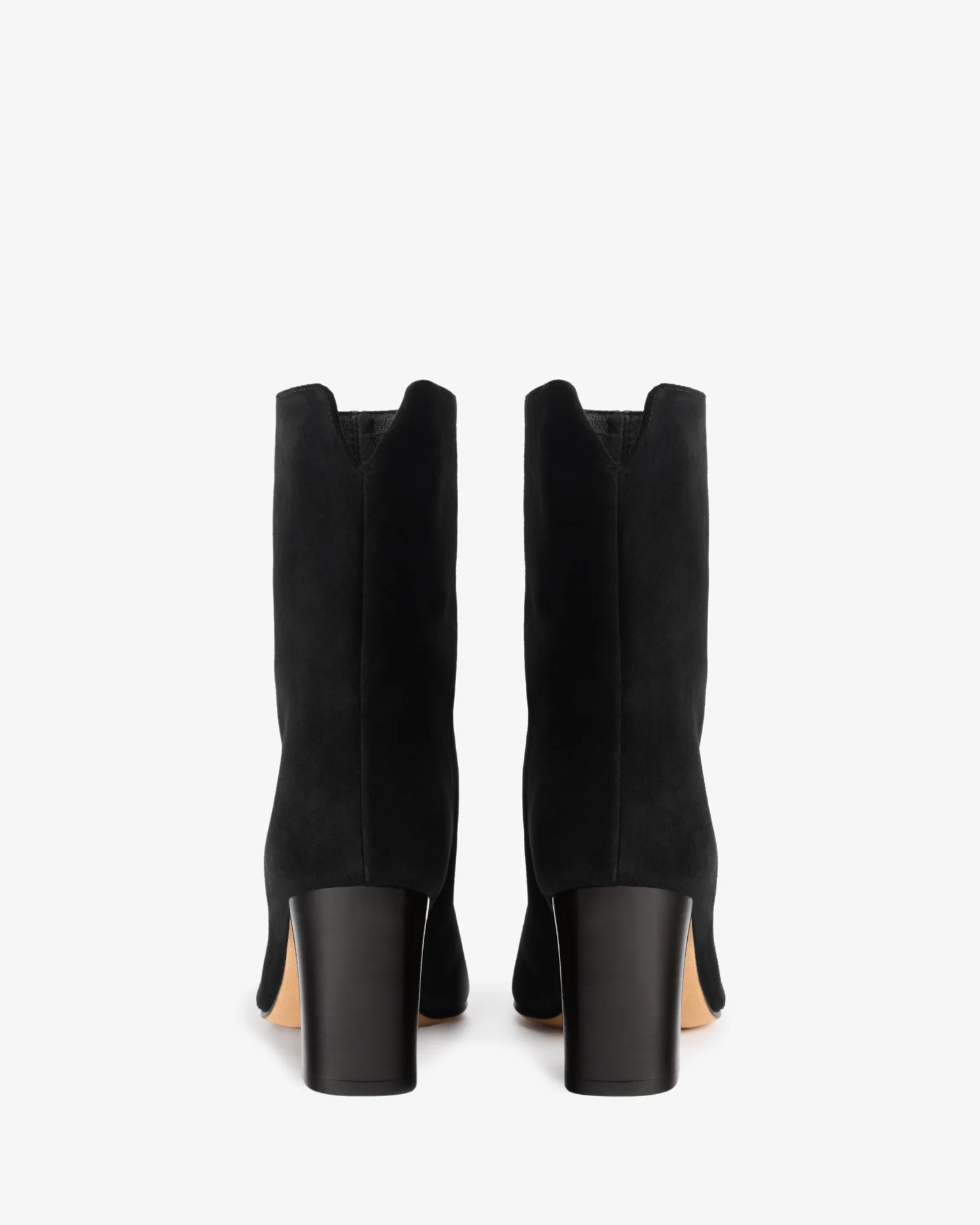 Memo Ankle Boot in Black Suede Leather - Image 4