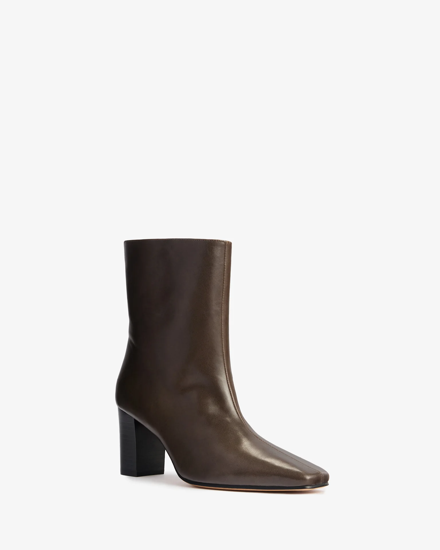 Memo Ankle Boot in Mocha Leather - Image 2
