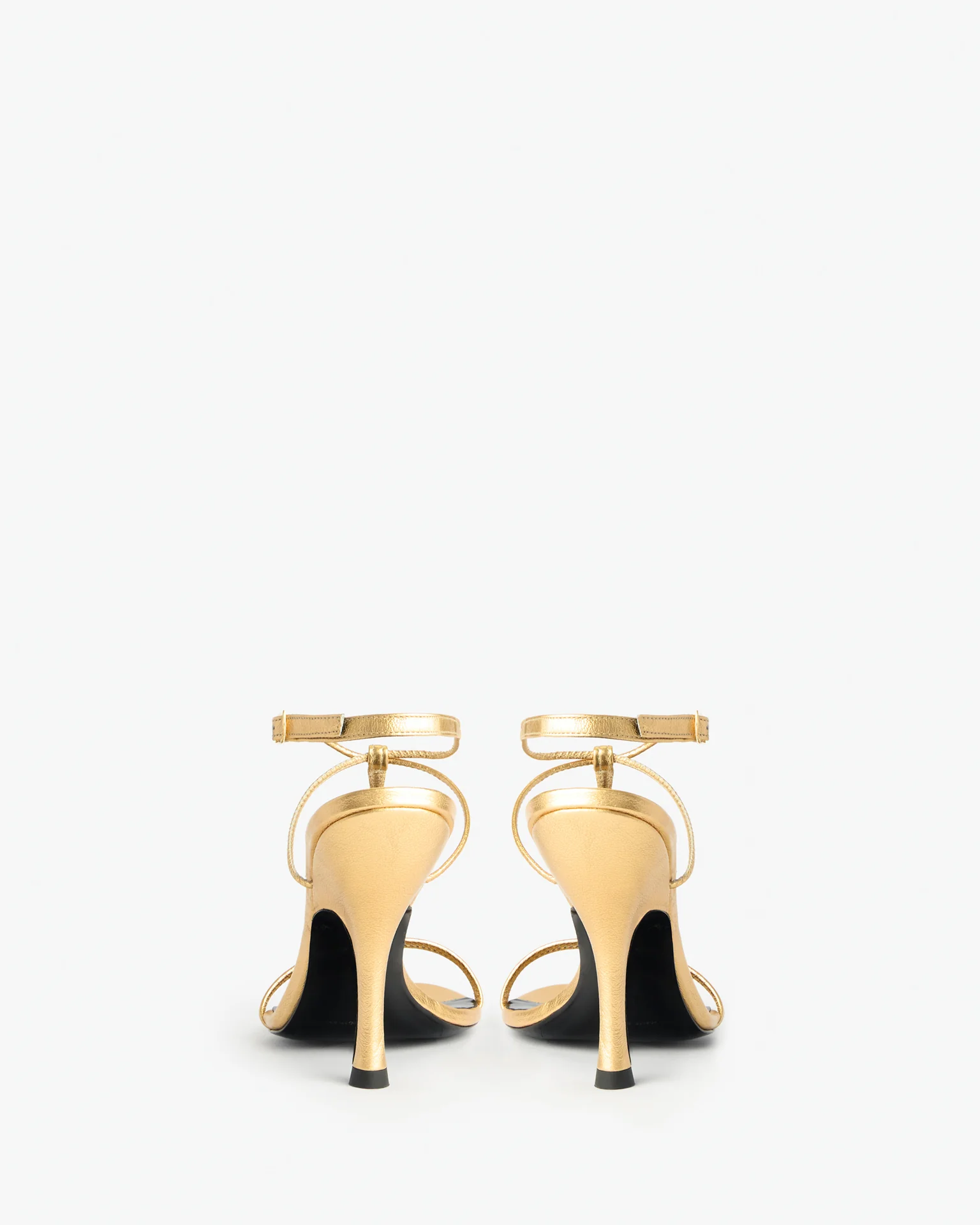 Mixer Sandal in Gold Leather - Image 3