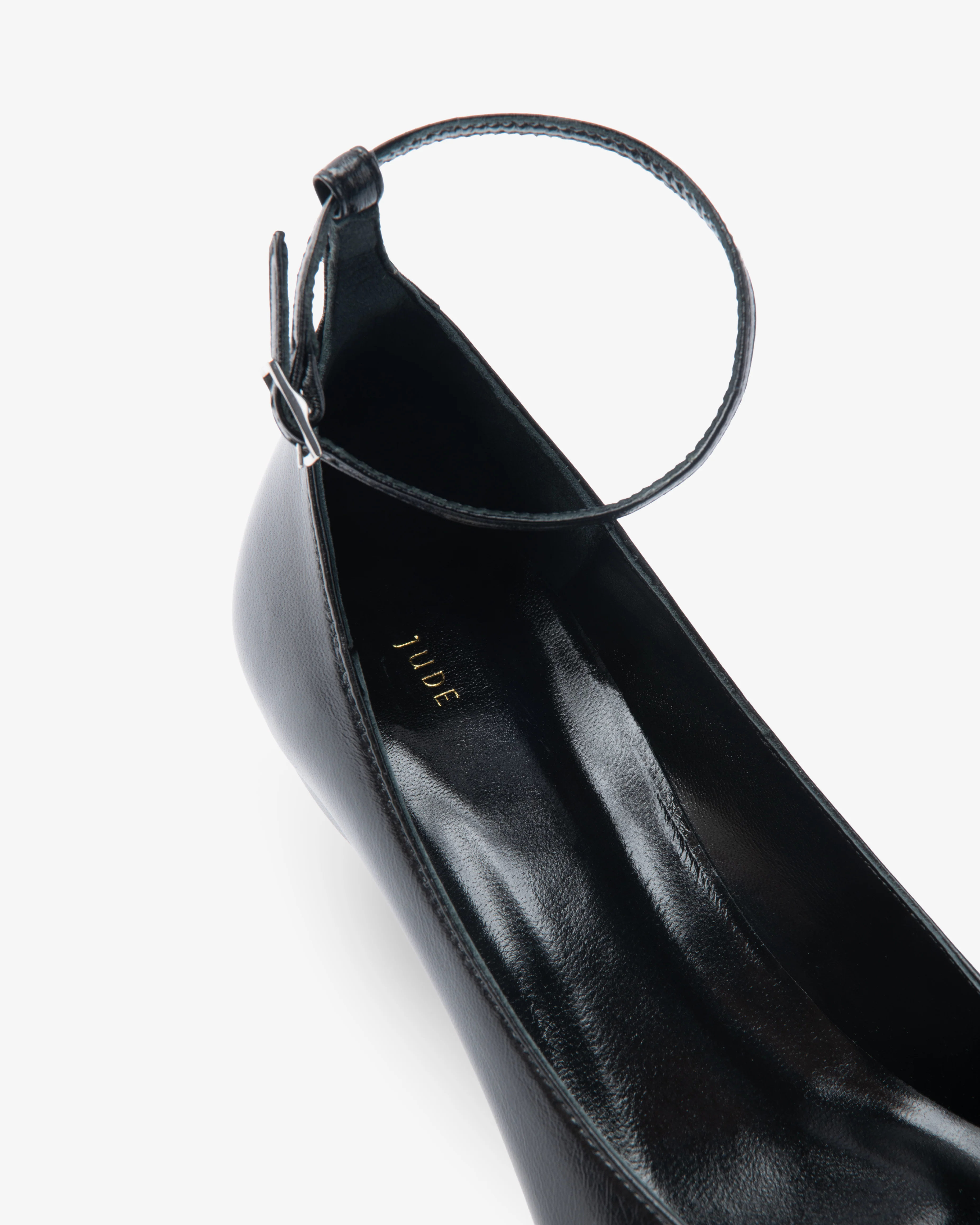 Mode Ballerina in Black Leather - Image 5