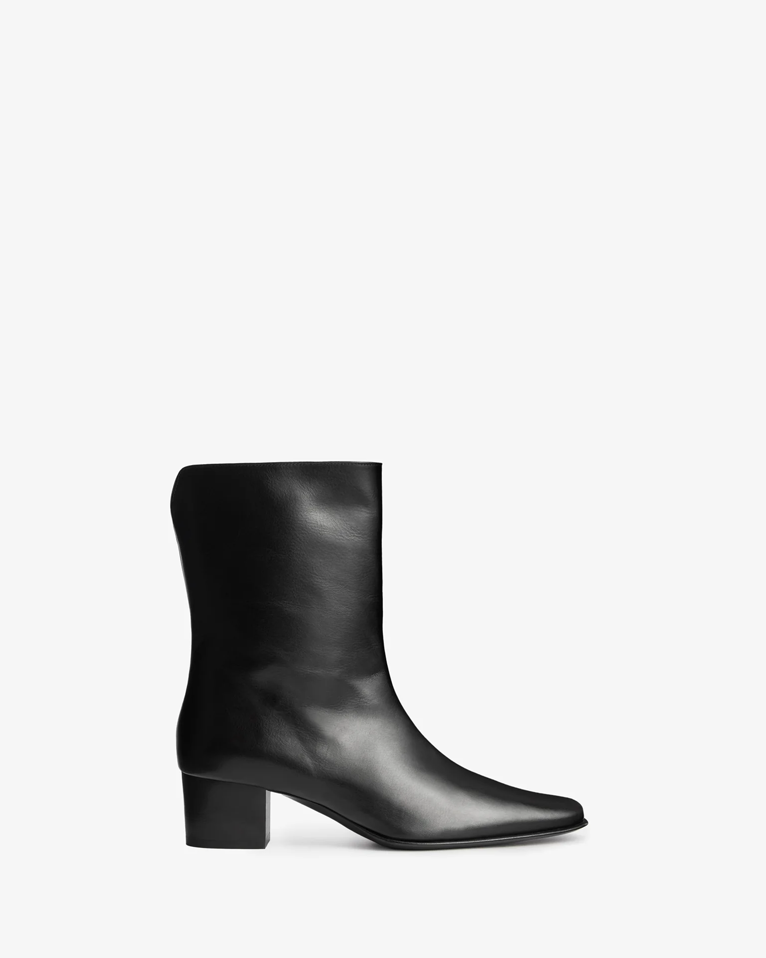 Pace Ankle Boot in Black Leather