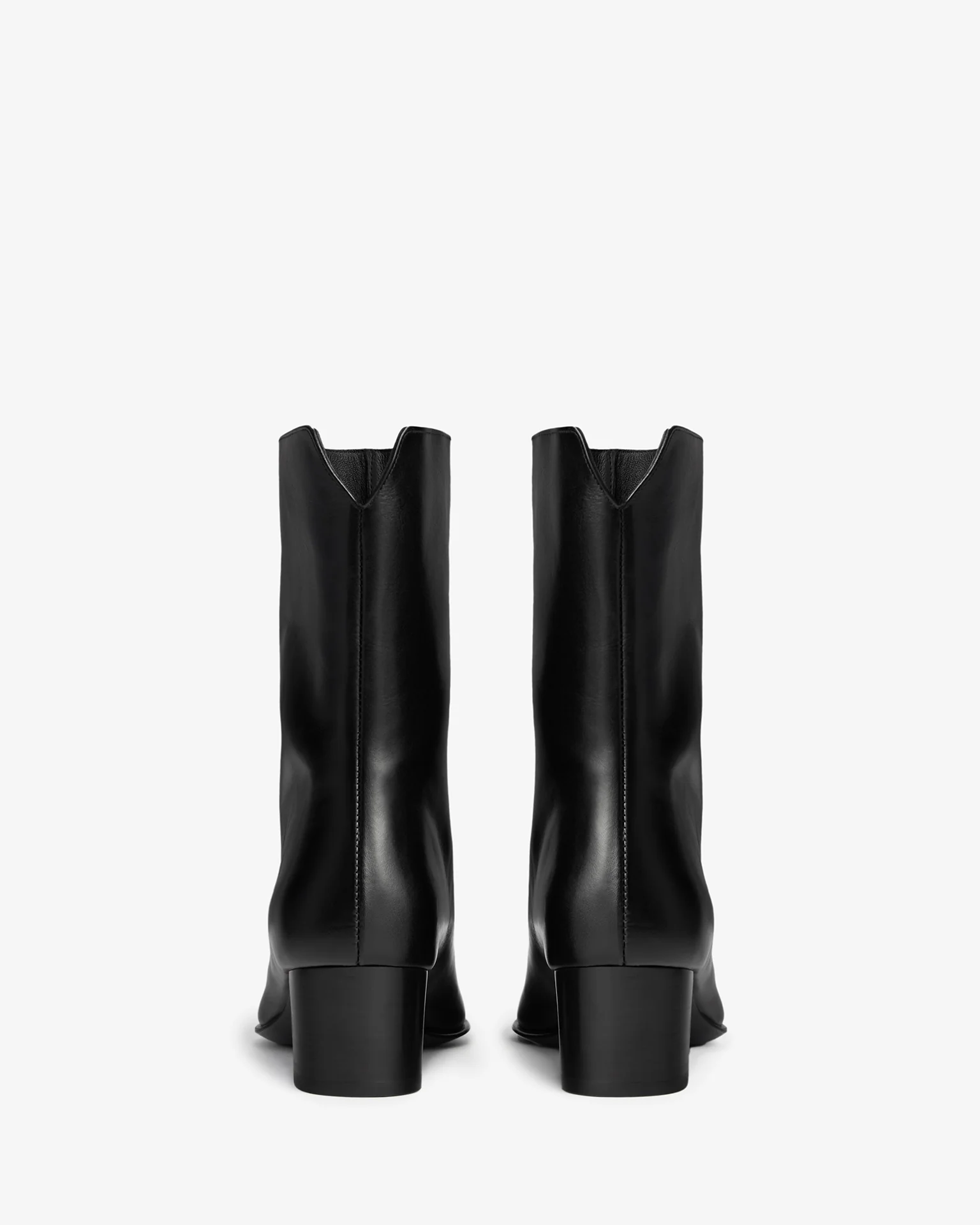 Pace Ankle Boot in Black Leather - Image 4